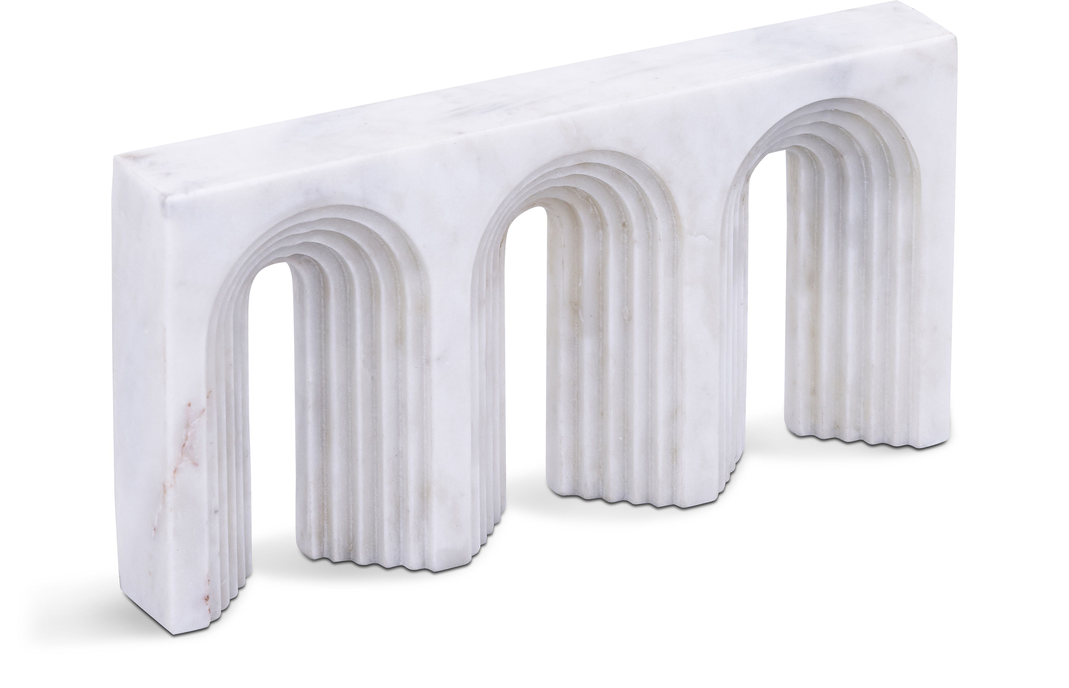 Curva - Marble Decorative Object - White