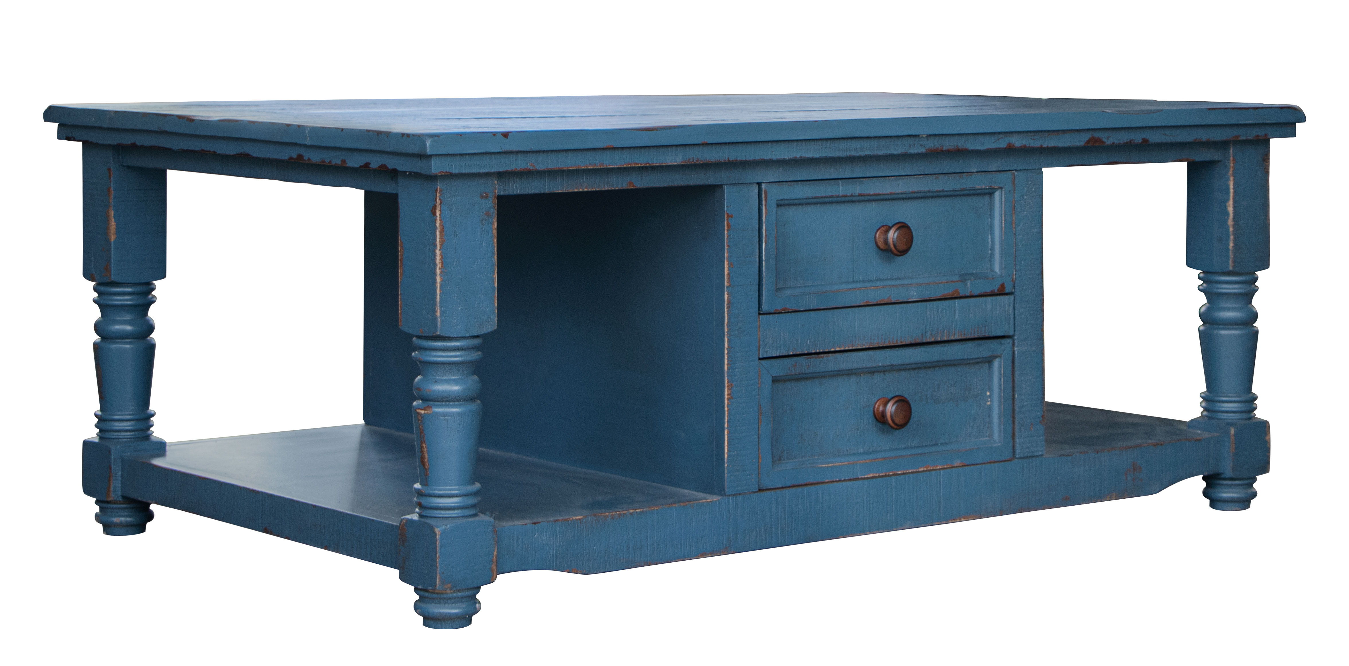 International Furniture Direct Aruba - Cocktail Table - Dark Blue