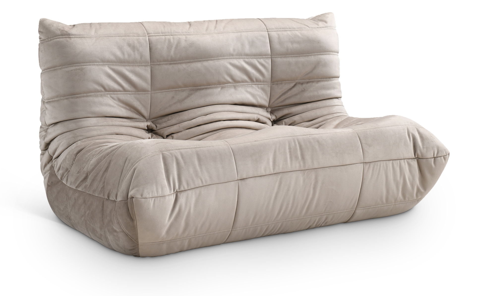 Relax - Velvet 54.75" Upholstered Loveseat - Taupe