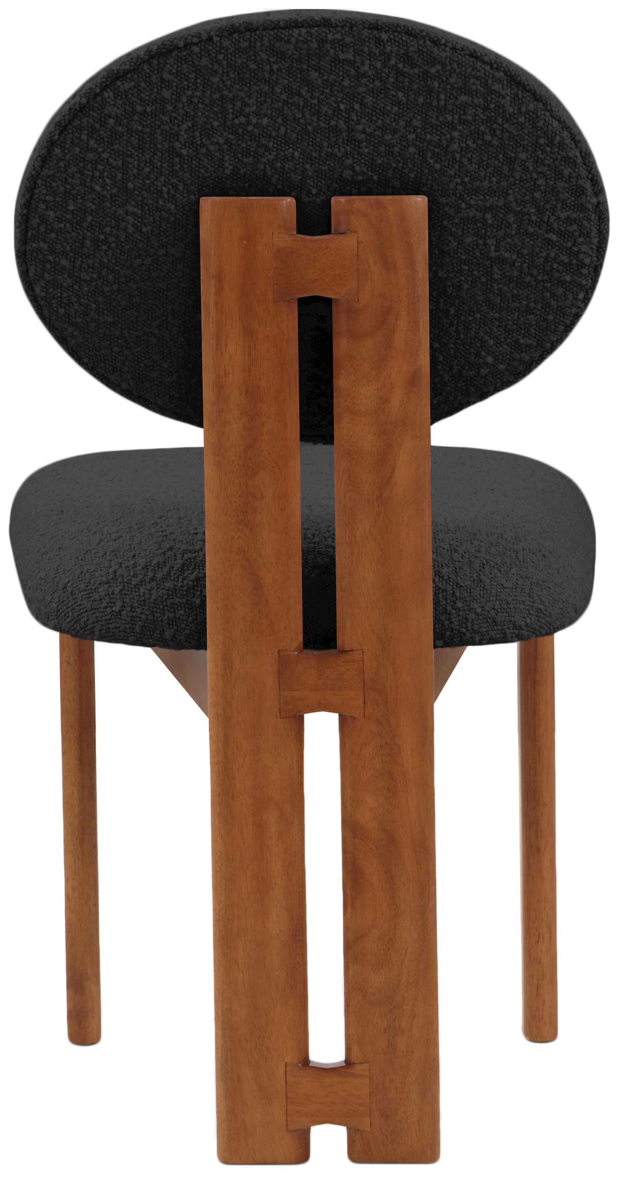 Napa - Dining Chair With Brown Legs (Set of 2) - Black