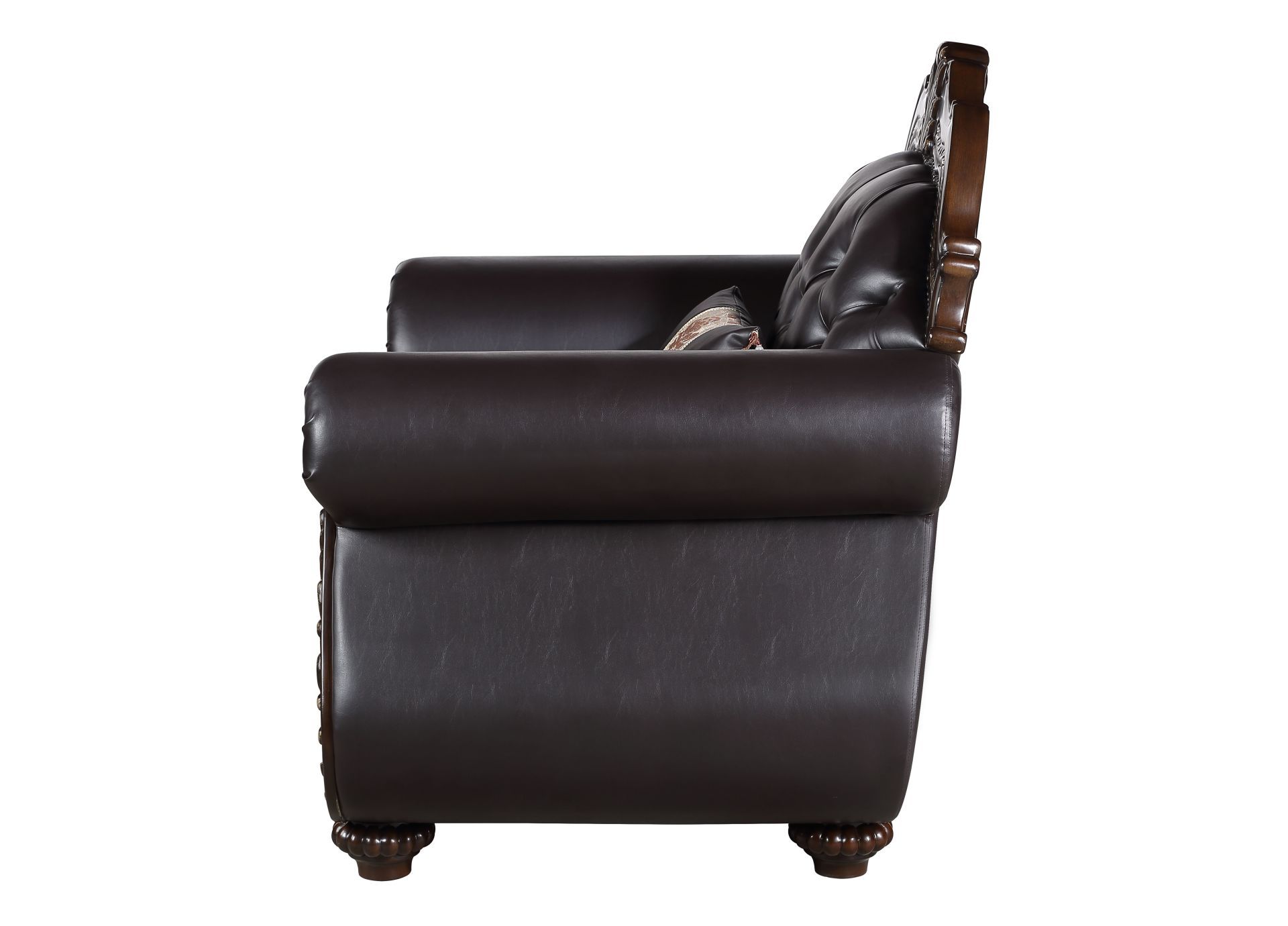 Maximus - Chair Backrest And Legs - Dark Brown
