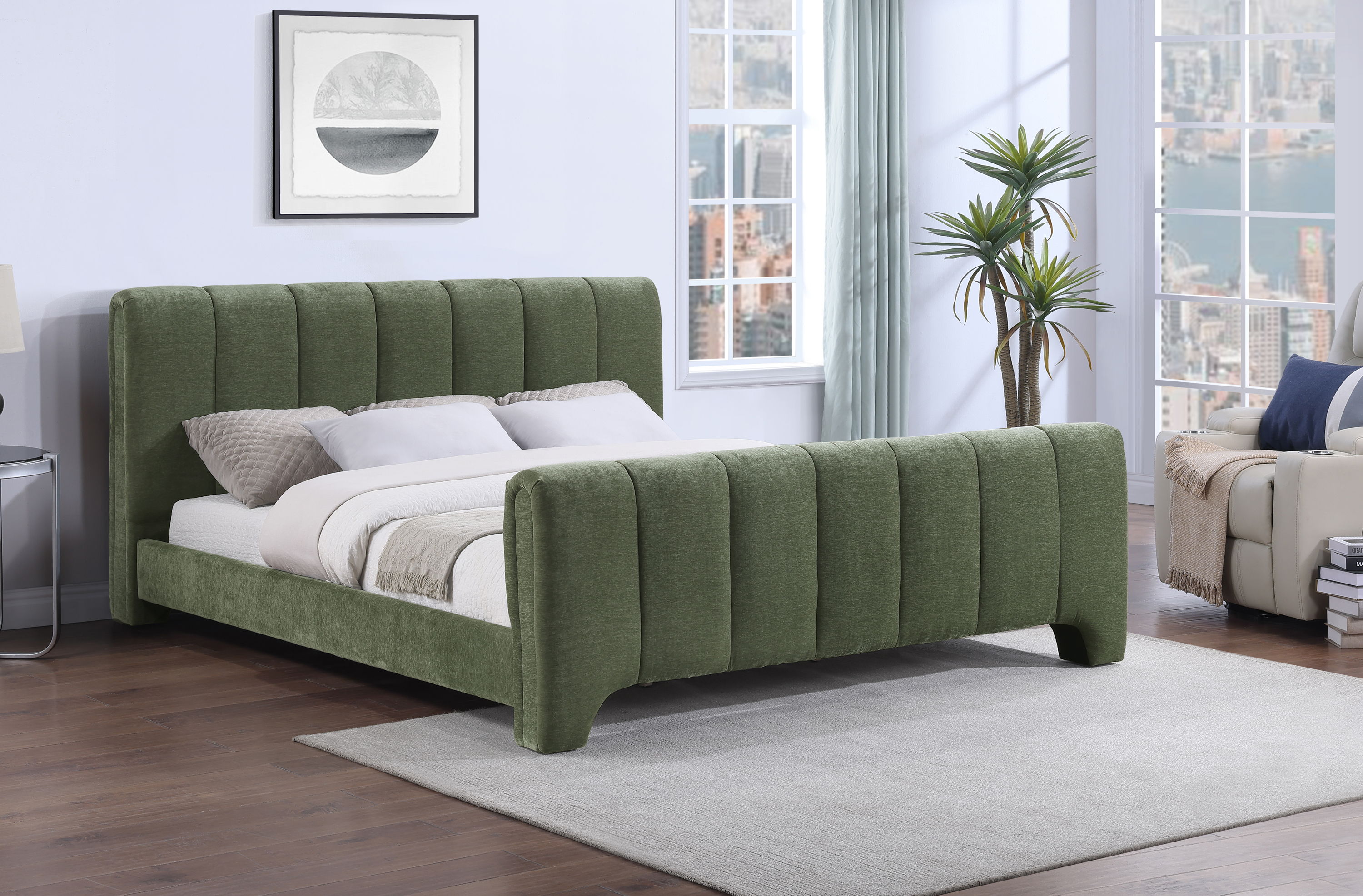 Camila - Queen Bed - Green