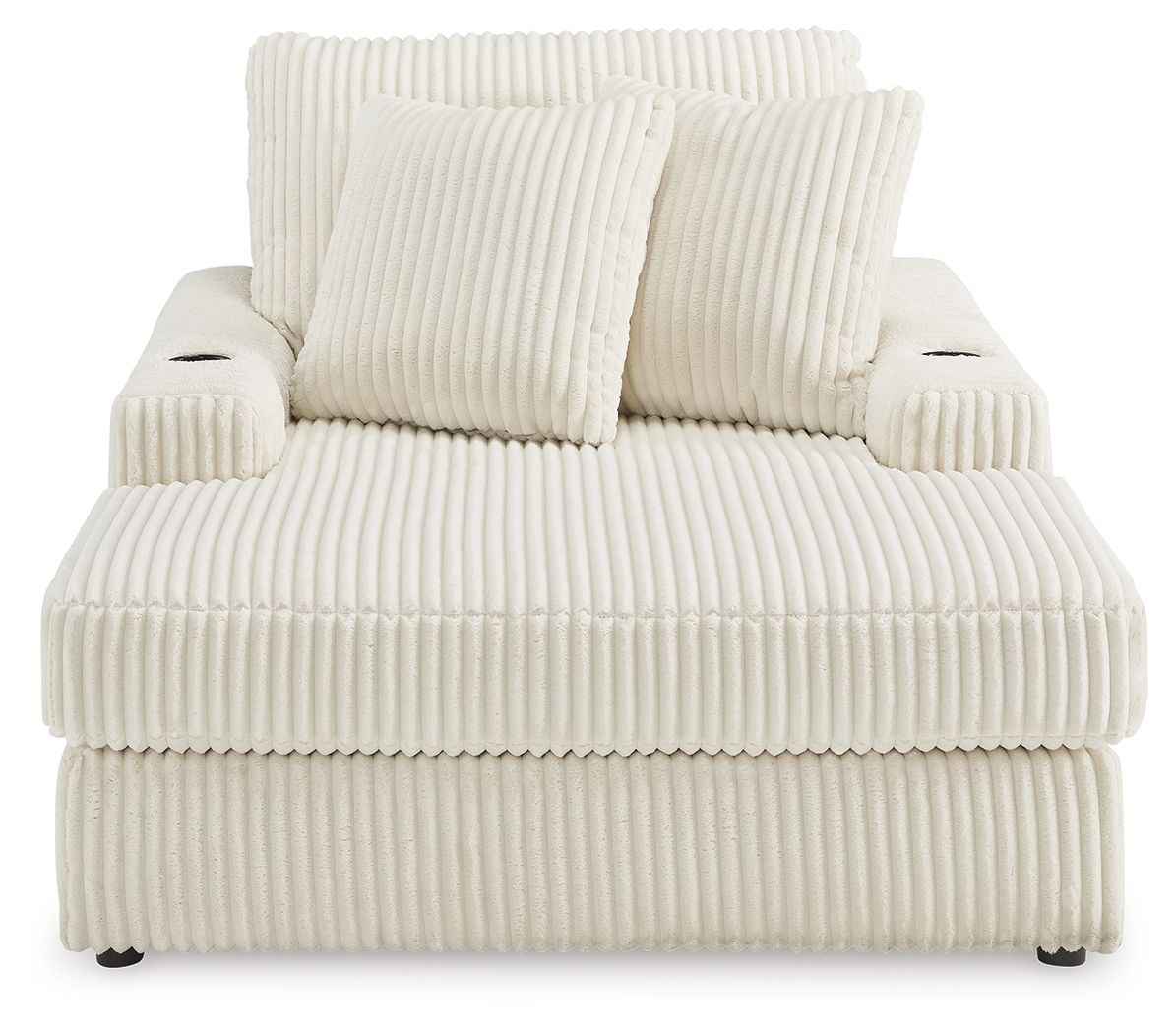 Ashley Furniture Lindyn - Chaise - Ivory - Image 3