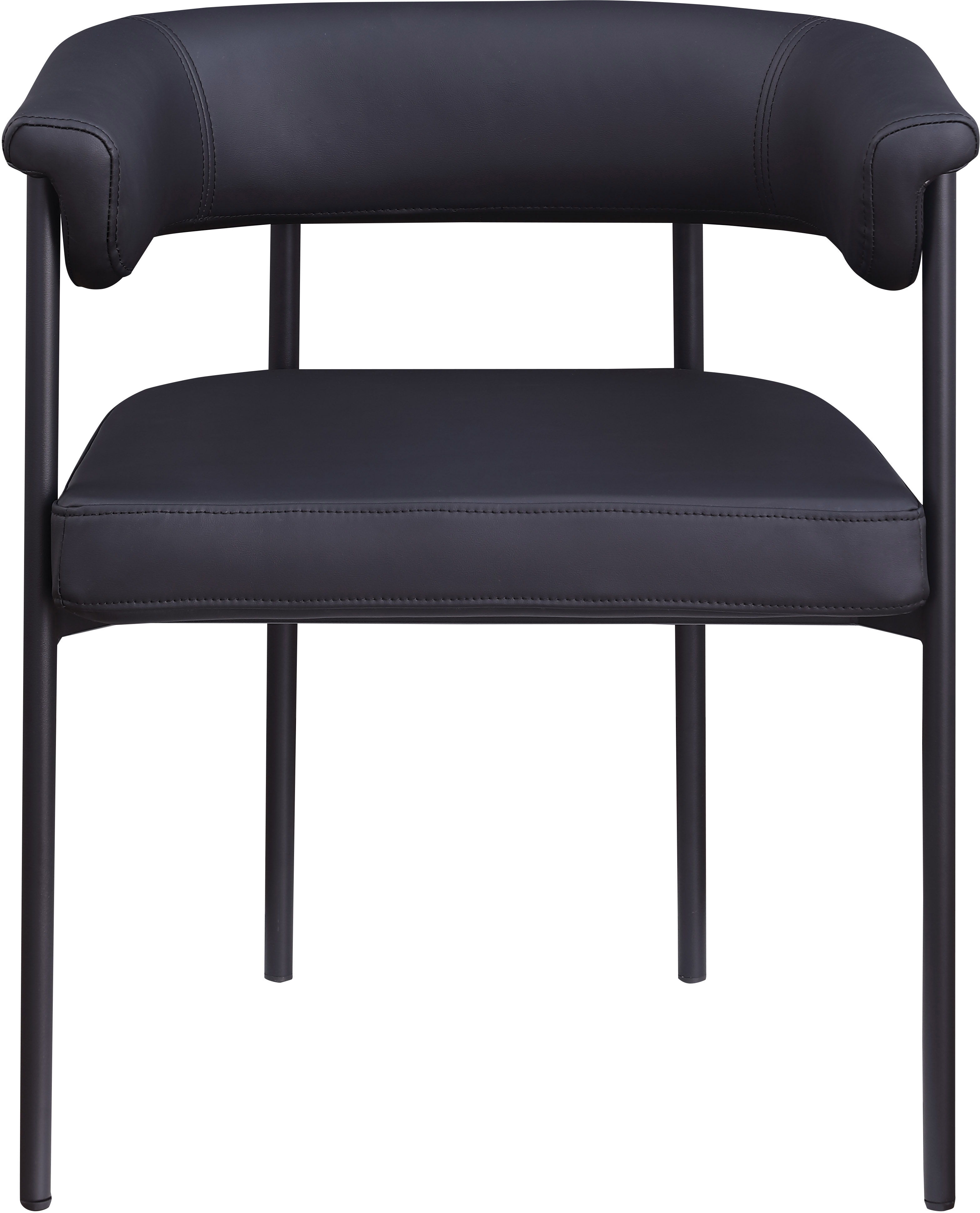 Malin - Faux Leather Dining Chair (Set of 2) - Black