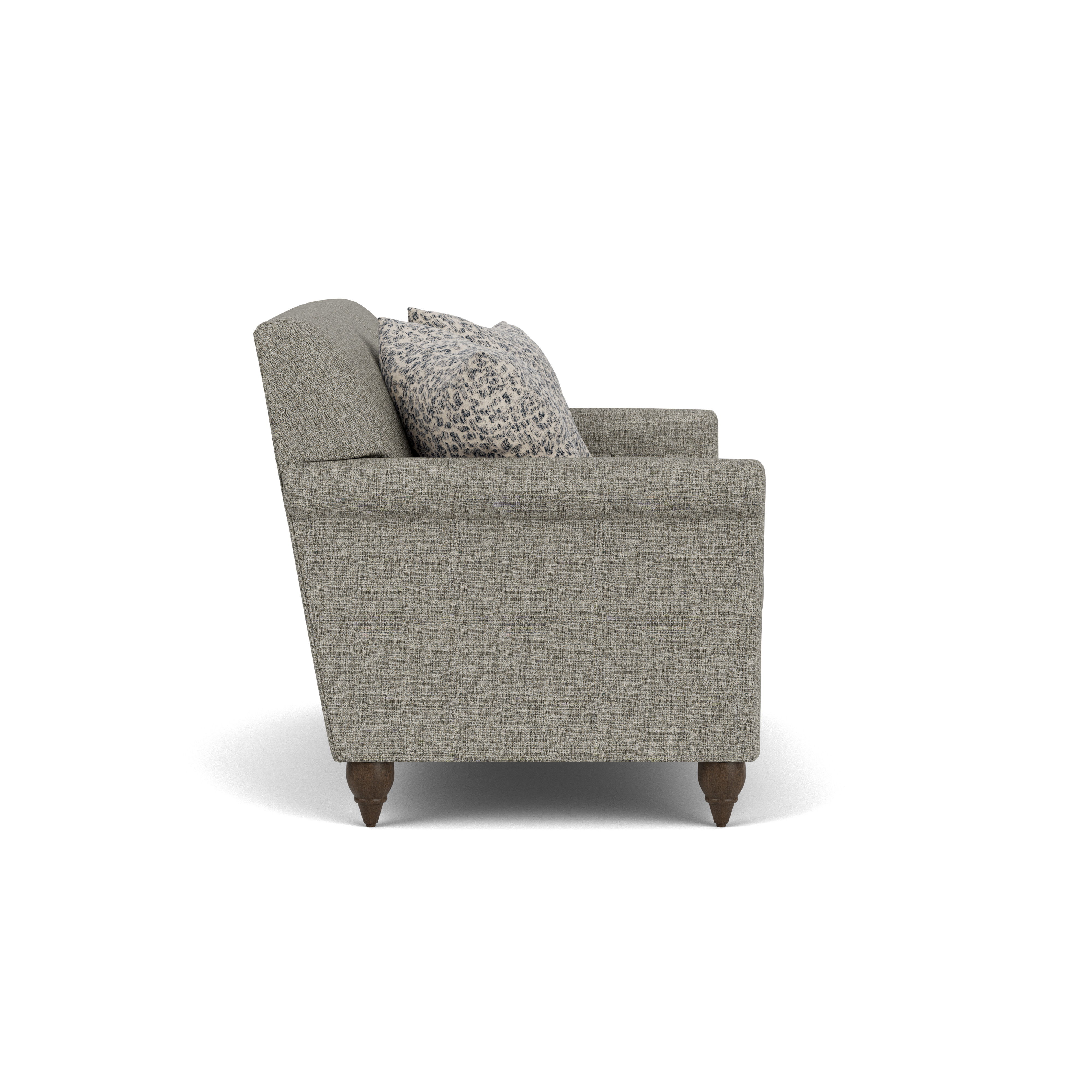 Stella - Fabric Loveseat, dark gray, view 5