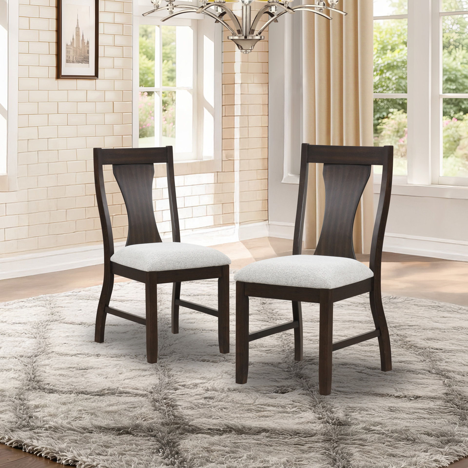 Chestnut Ridge - Dining Chair (Set of 2) - Brown, dark brown, view 7