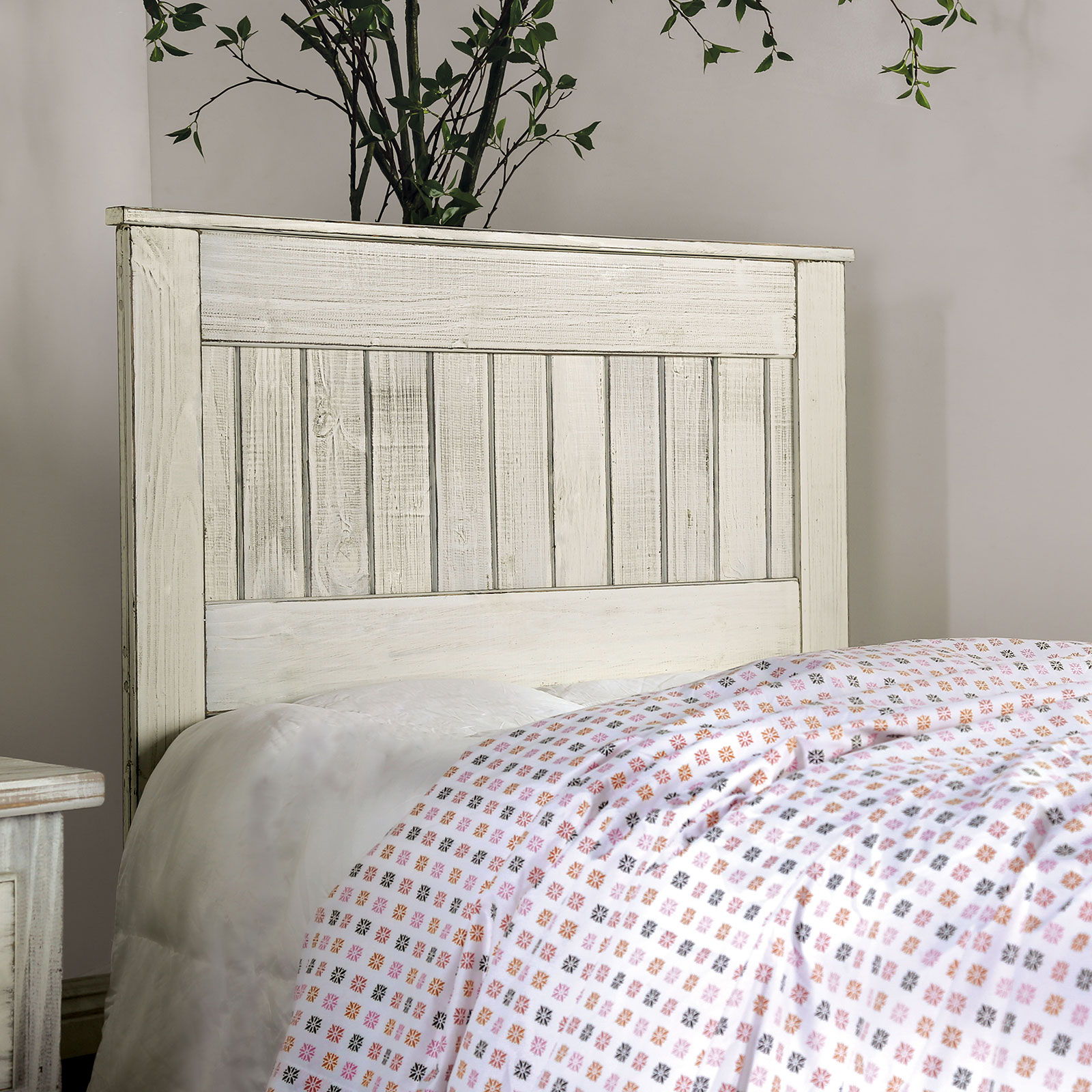 Rockwall Twin Headboard White New Lots Furniture Online Store