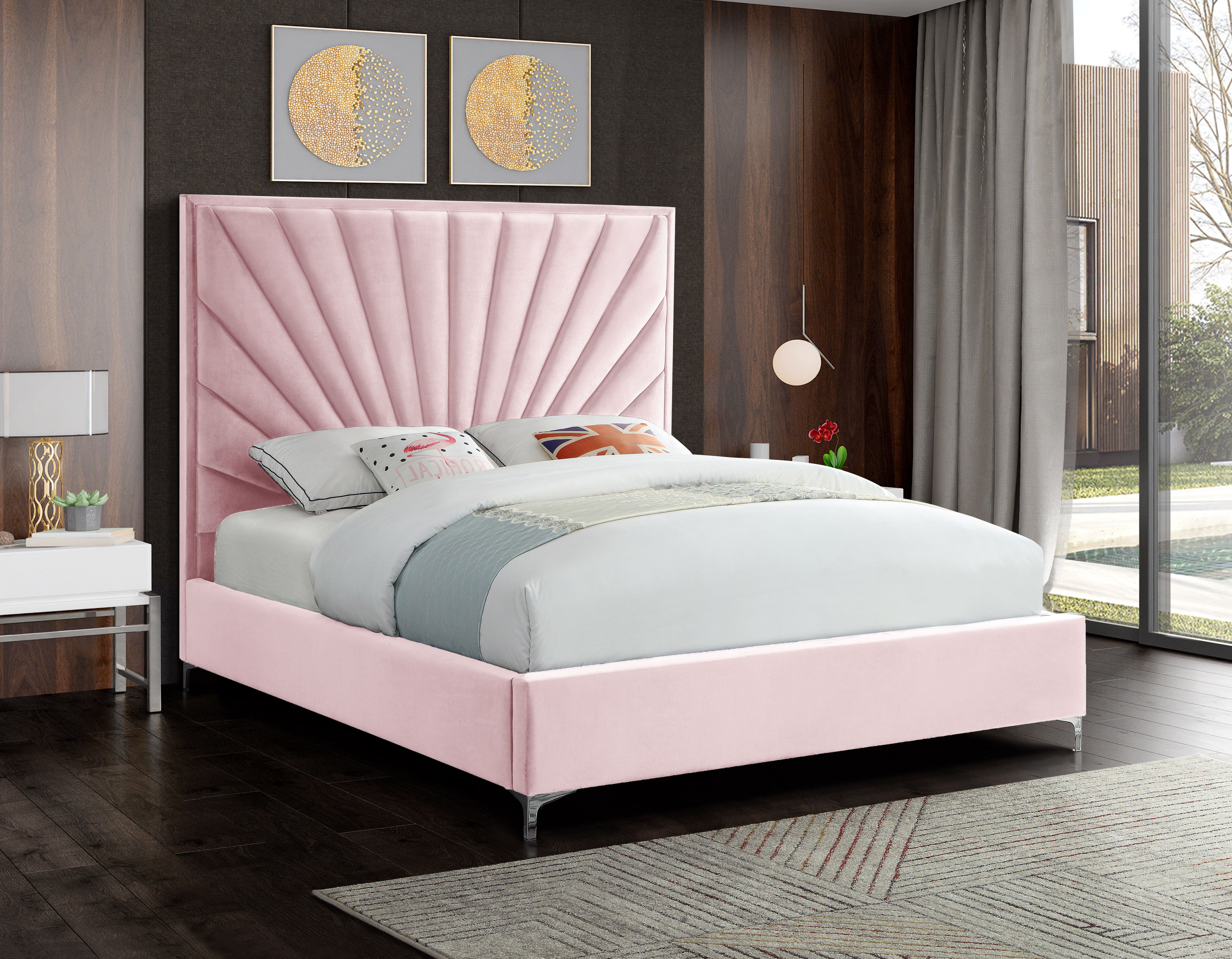Eclipse - King Bed - Pink