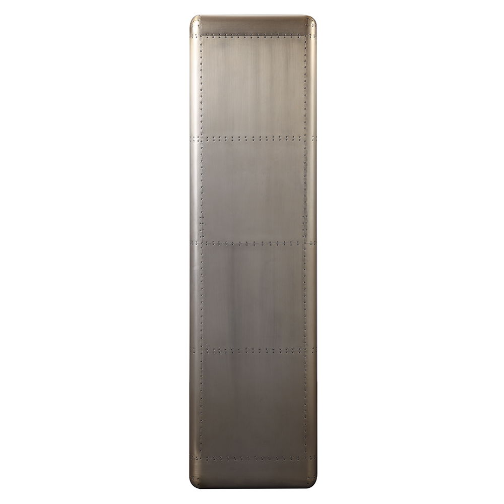 Jennavieve - Bookcase - Gold Aluminum, beige, view 3
