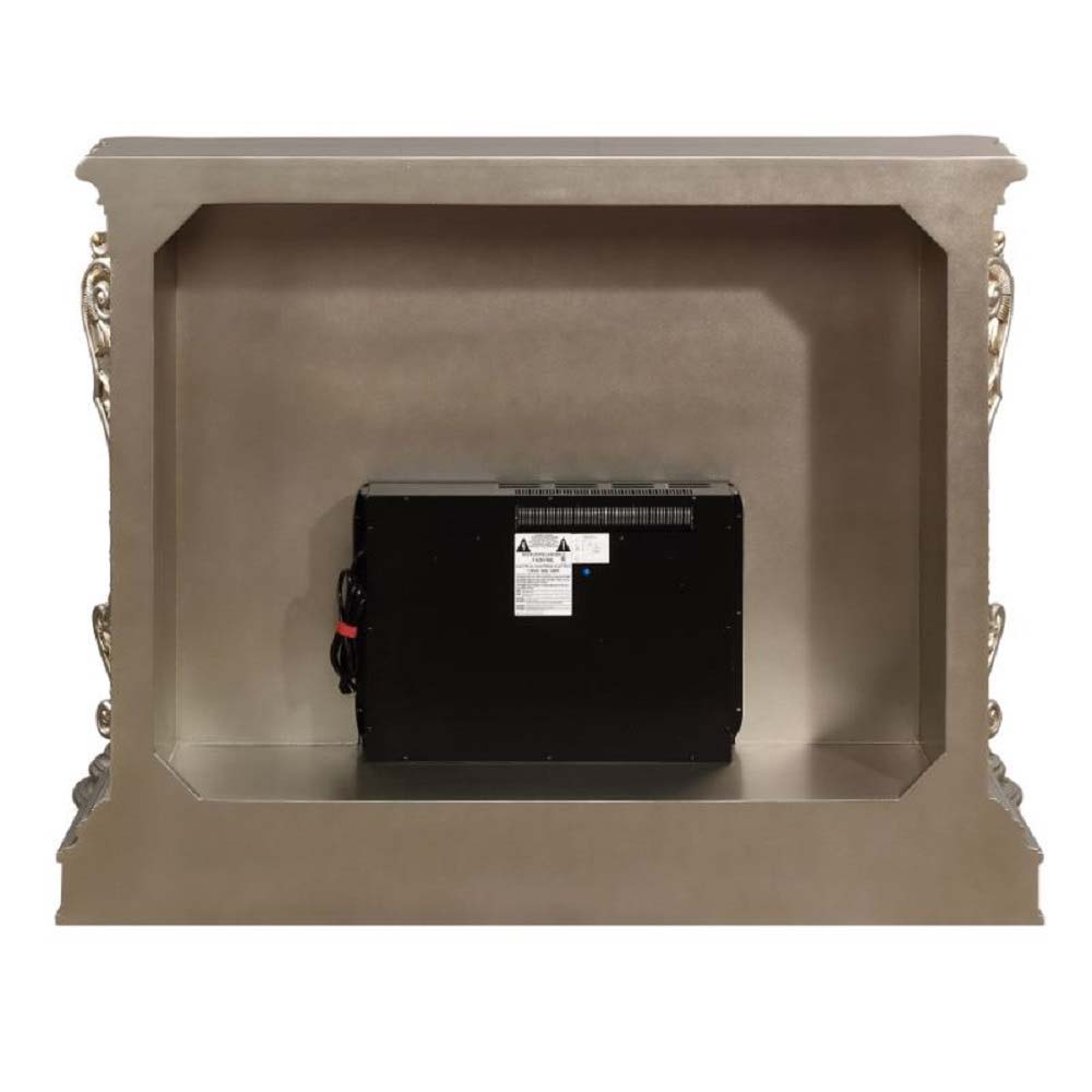 Danae - Fireplace - Antique Silver, silver, view 4