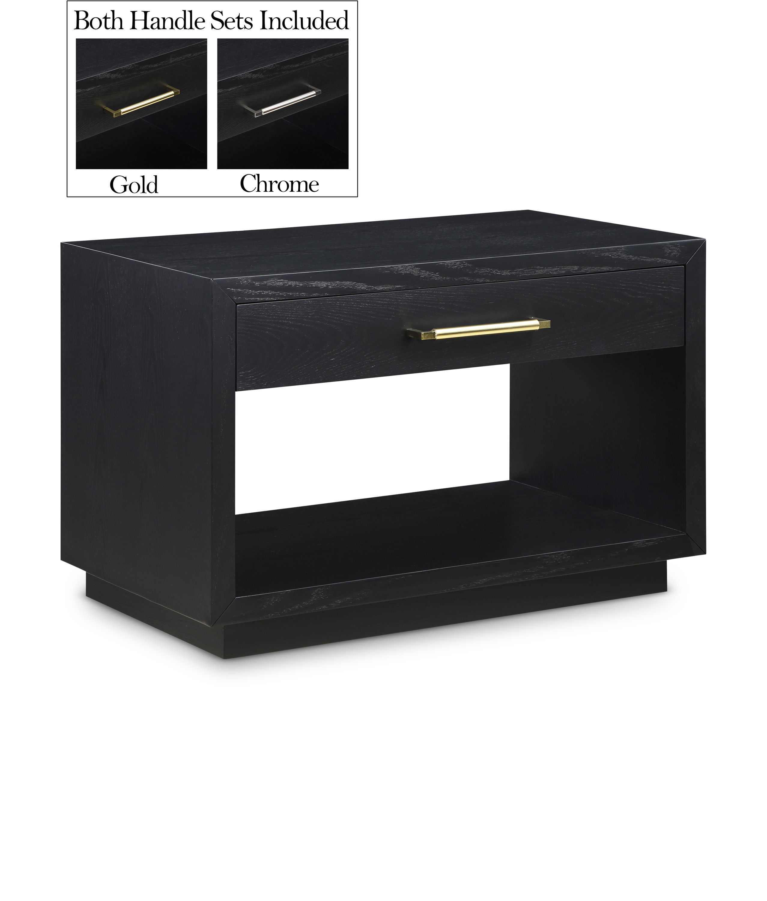 Avery - Night Stand - Black