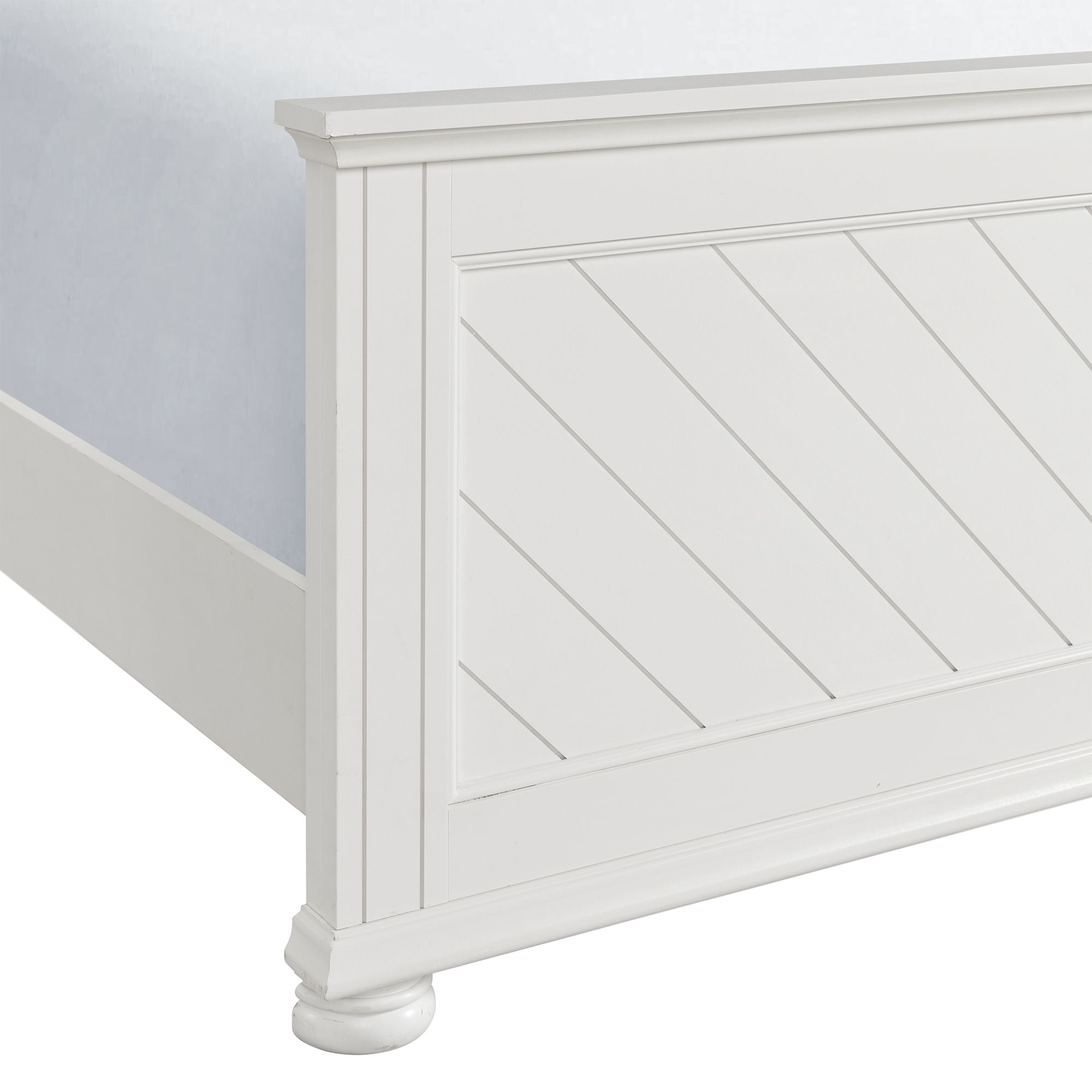 Kona - King Panel Bed - White