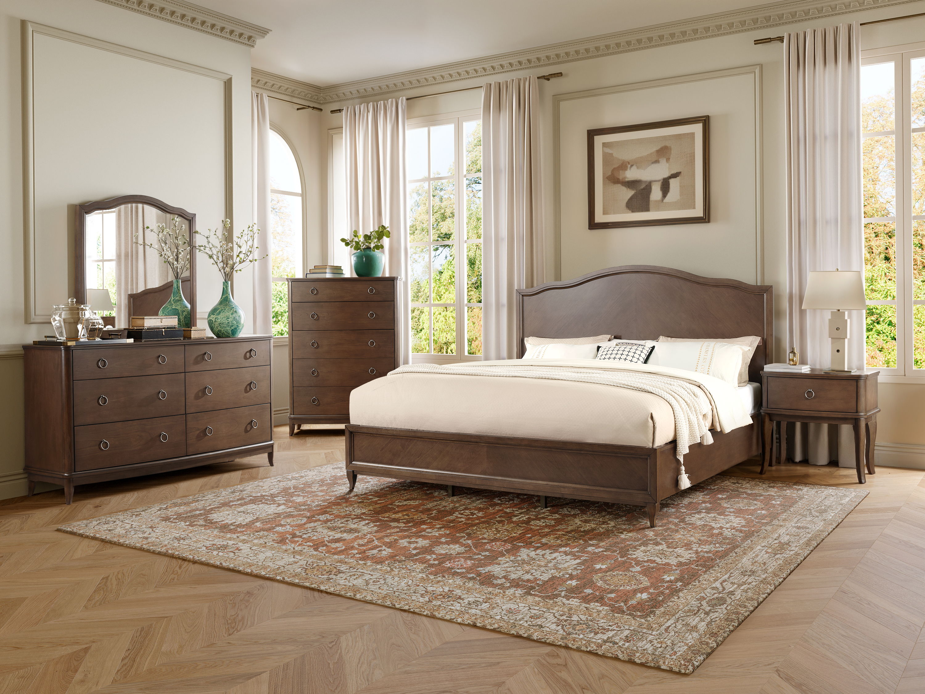 Bellevue - Nightstand - Whiskey Brown, dark brown, view 5