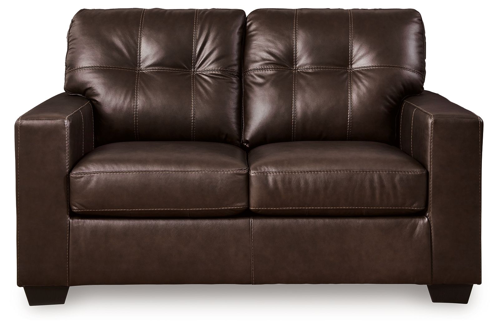 Ashley Furniture Santorine - Loveseat - Dark Brown - Image 3