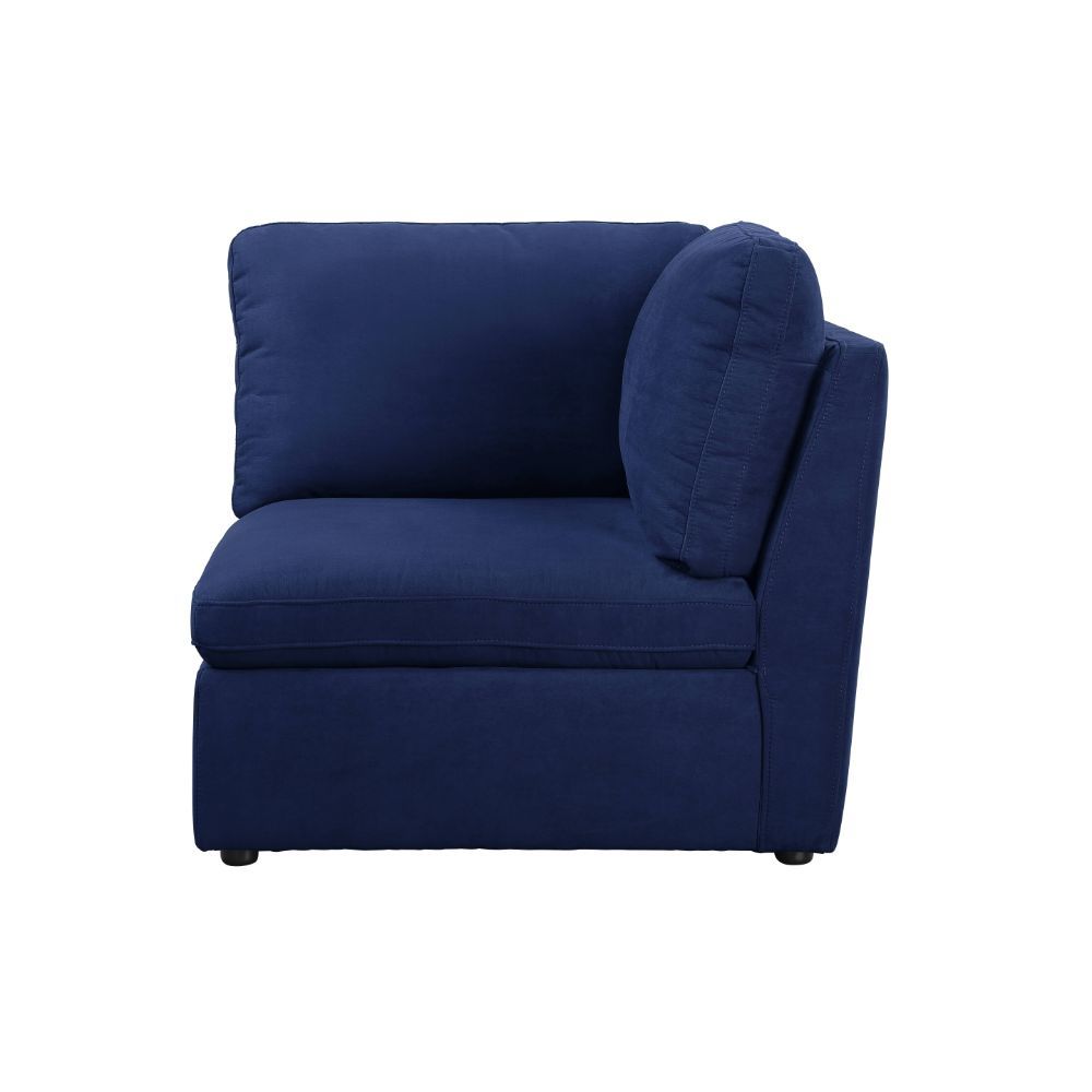 Crosby - Modular Wedge - Blue Fabric, blue, view 2