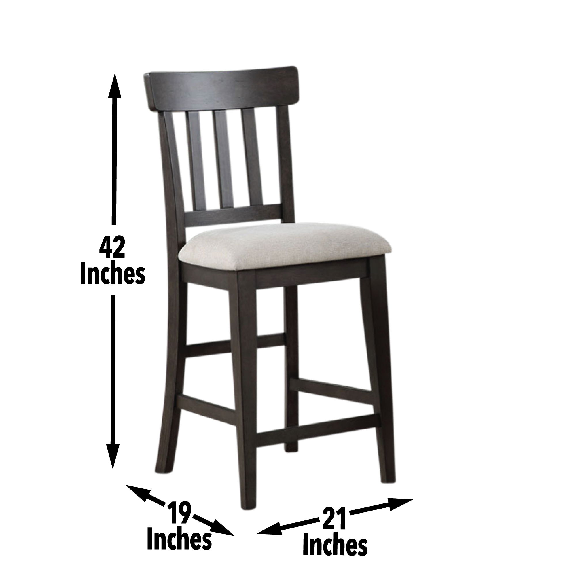 Napa - Counter Chair - Brown