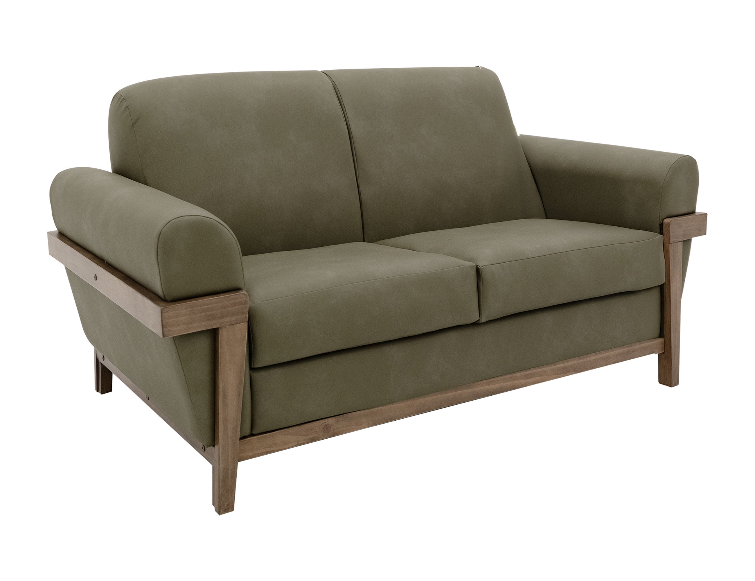 International Furniture Direct Mezquite - Loveseat - Olive Green