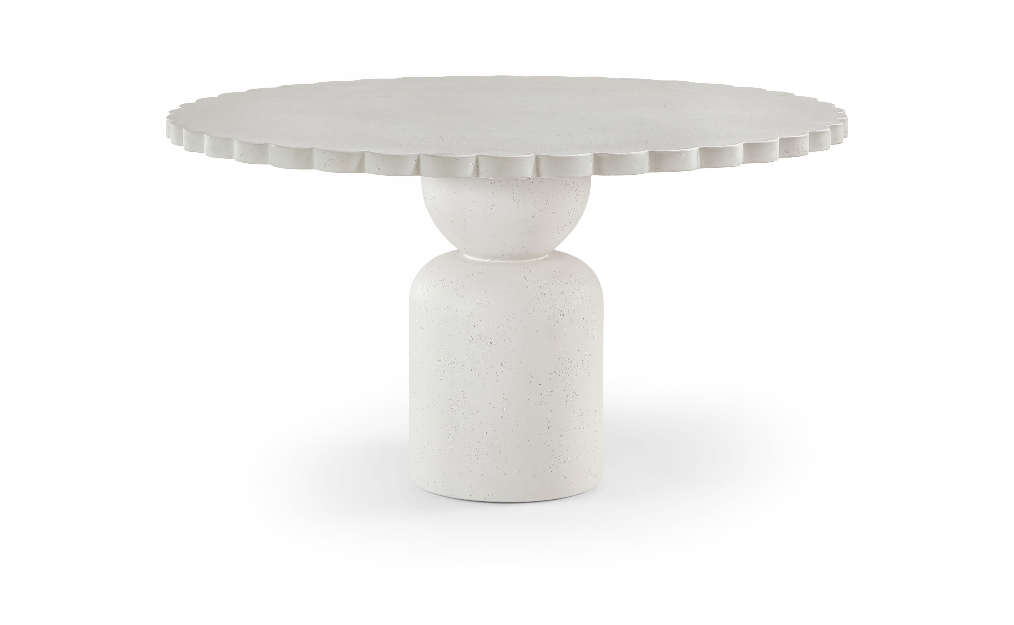 Petalia - 54'' Indoor/Outdoor Dining Table - Cream