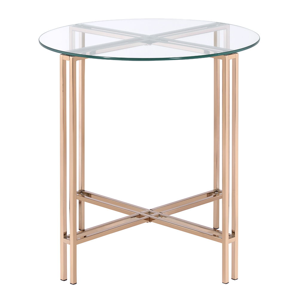 Veises - End Table - Champagne, beige, view 6