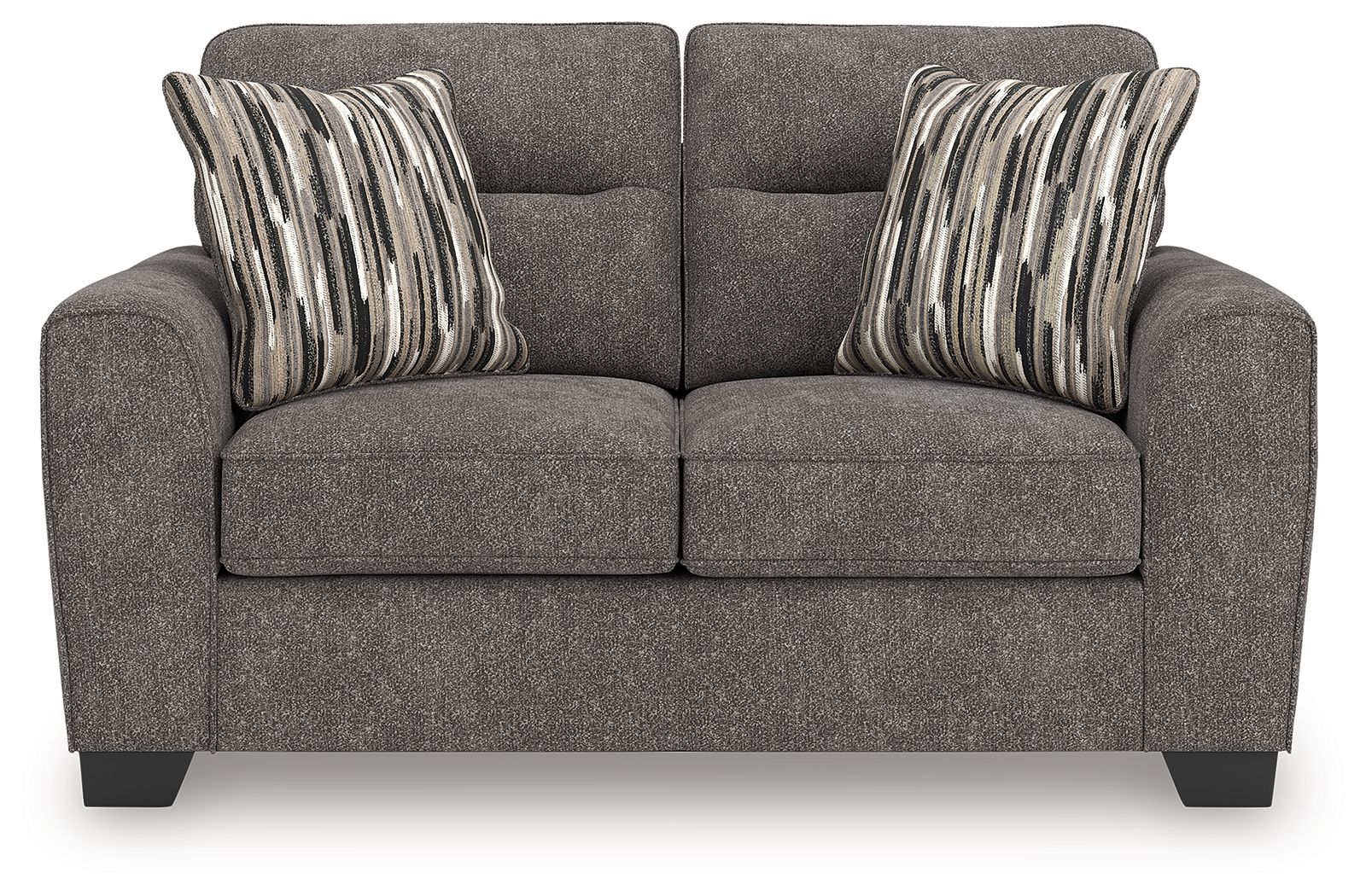 Ashley Furniture Olten - Loveseat - Graphite - Image 3