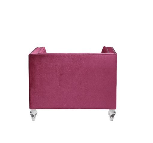 Heibero - Chair (Same Lv01402) - Burgundy Velvet, purple, view 2