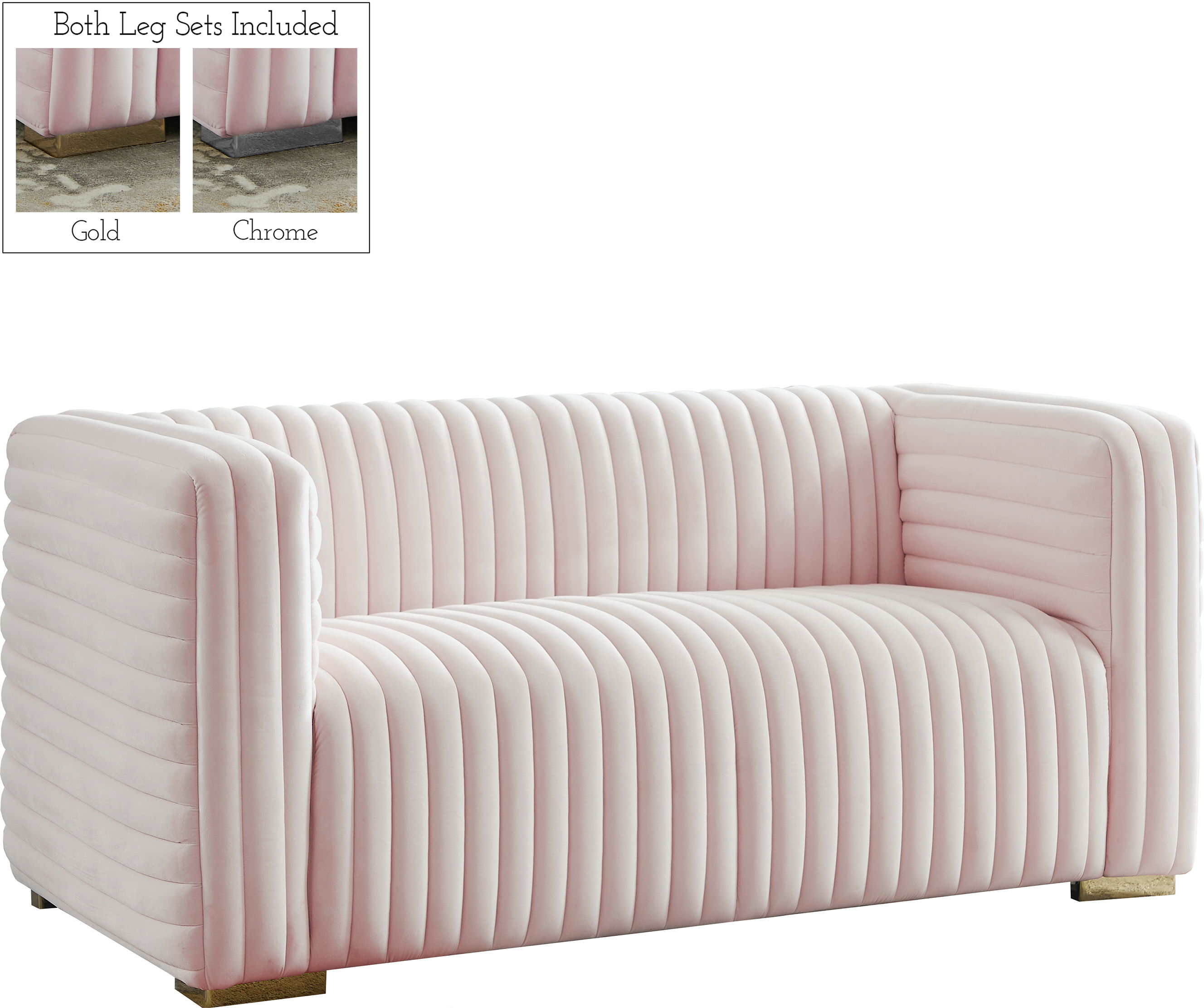 Ravish - Loveseat - Pink