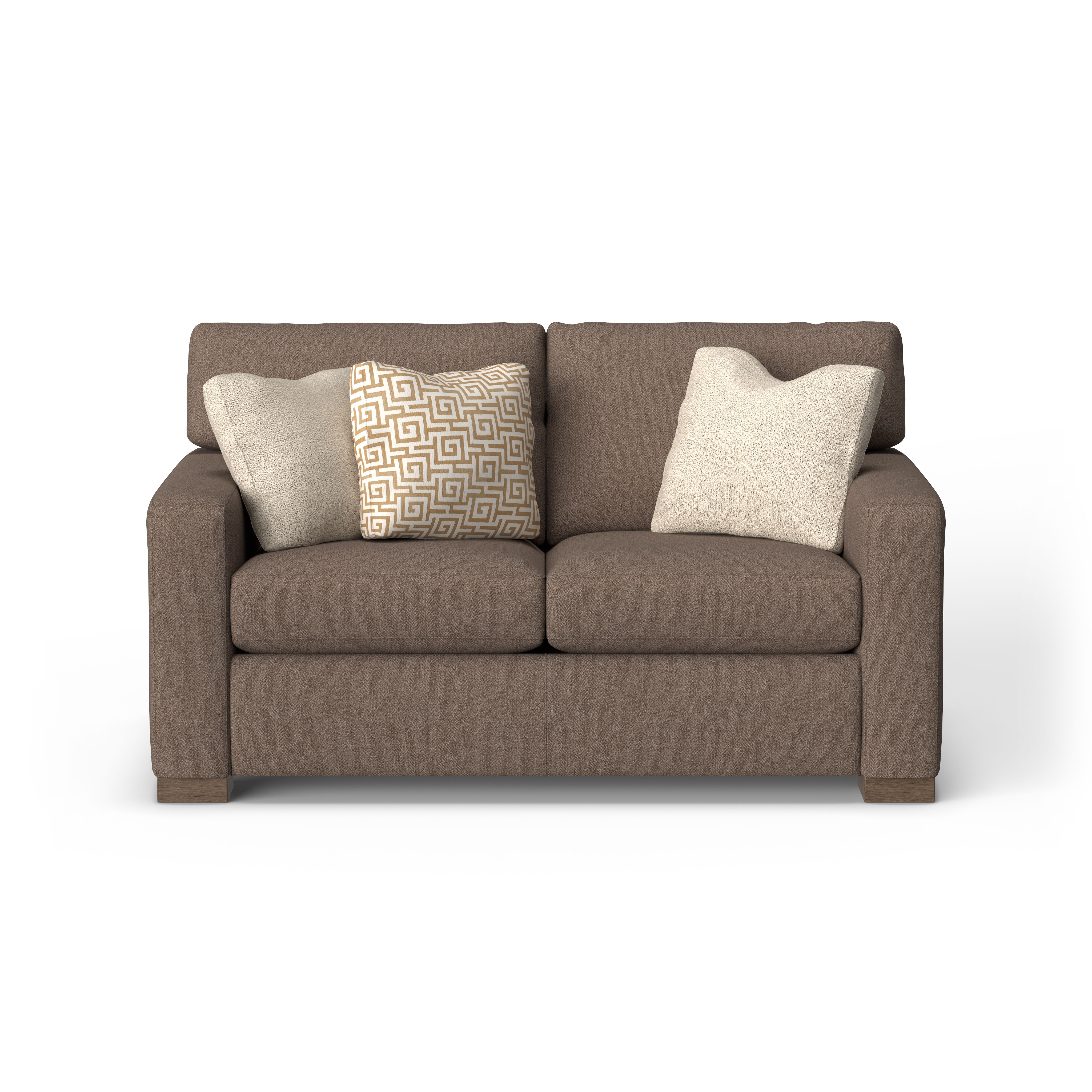 Bryant - Fabric Loveseat, dark brown, view 6