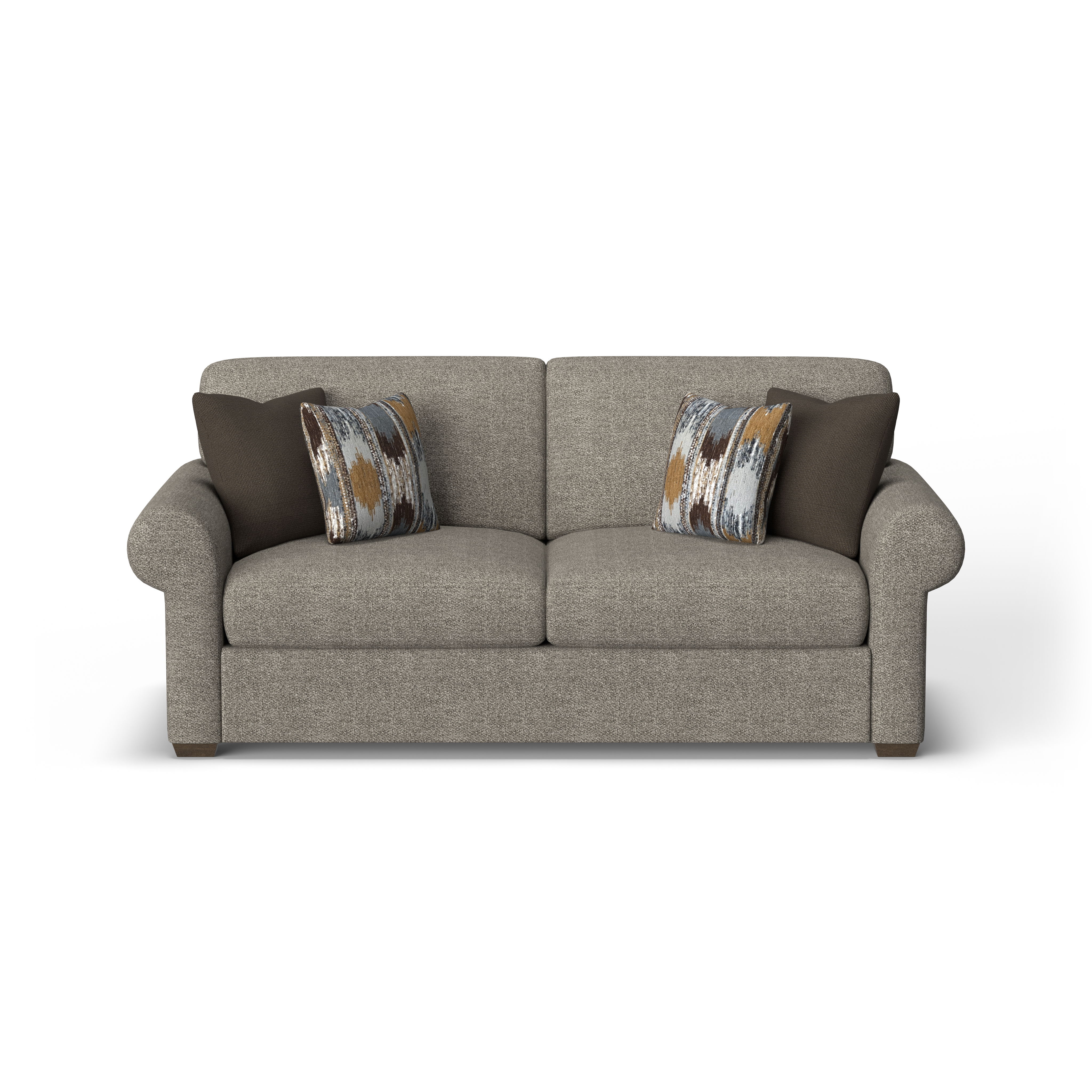 Randall - Fabric Two-Cushion Sofa, white, view 8