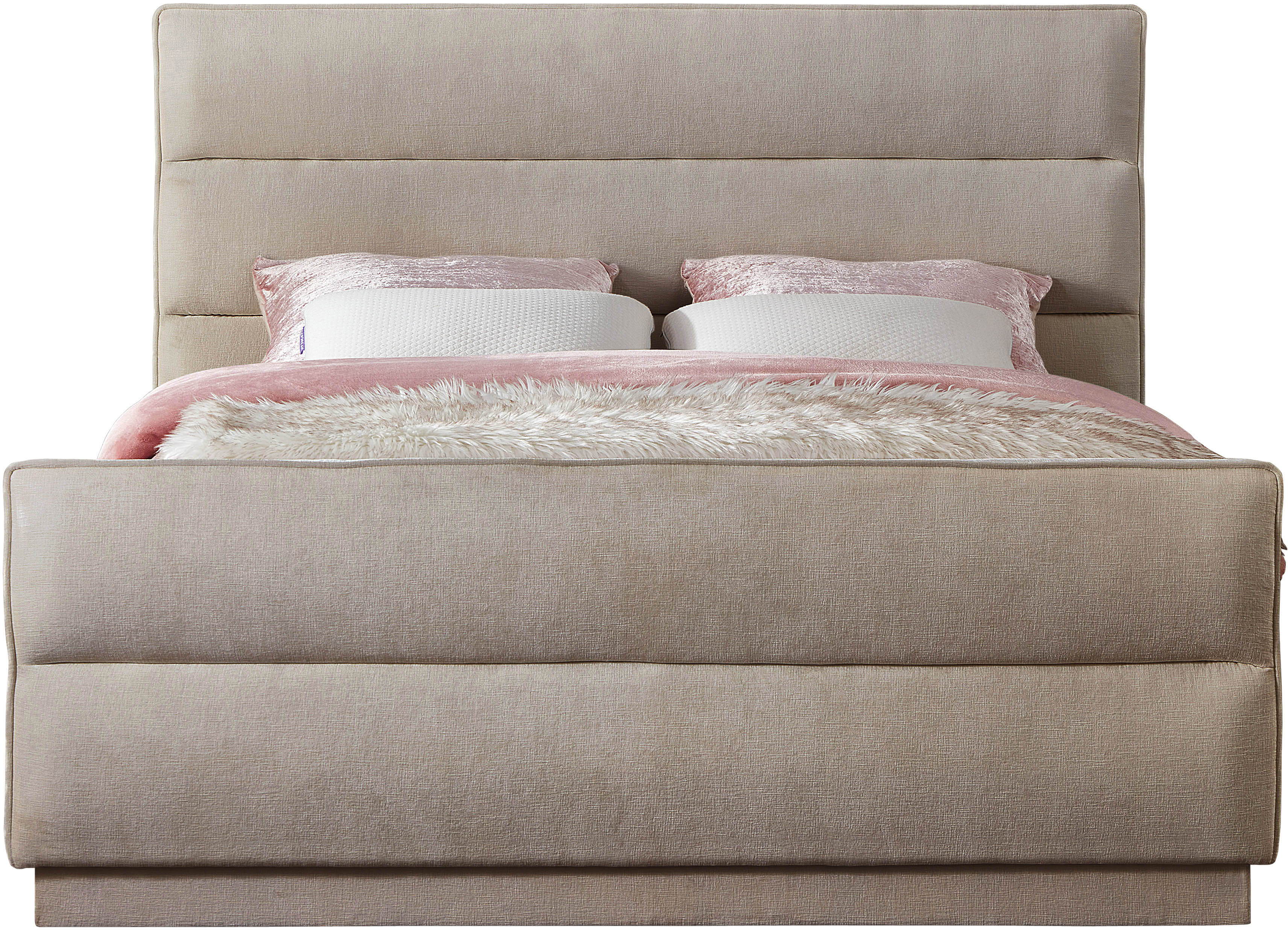 Paxton - King Bed - Beige