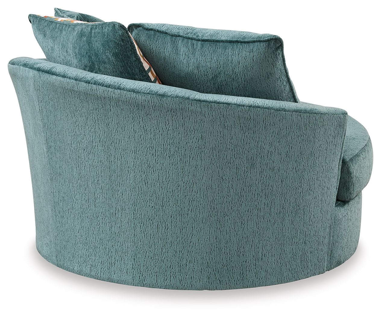 Ashley Furniture Laylabrook - Oversized Swivel Accent Chair - Teal - Image 5