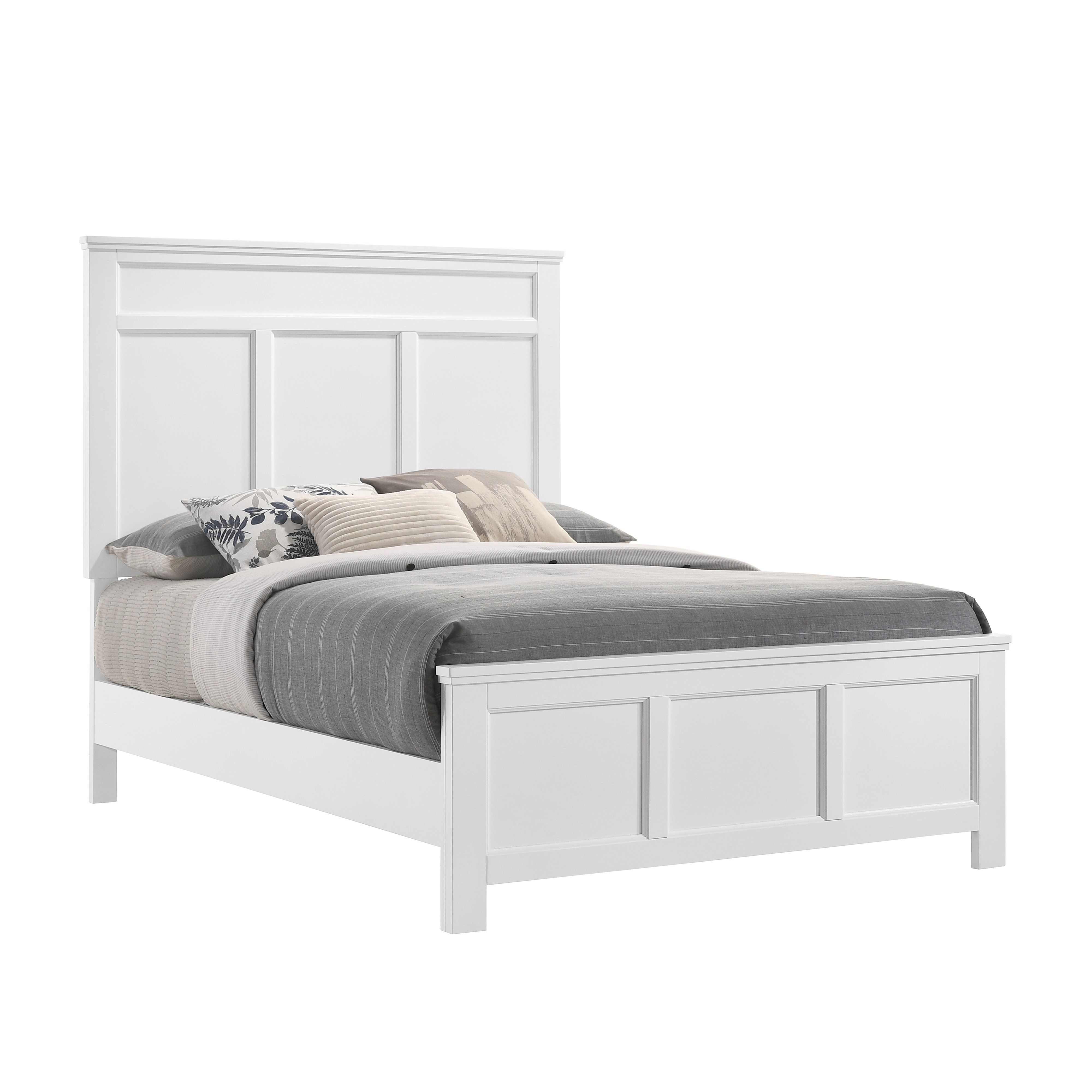 Andover - 4/6 Full Bed - White