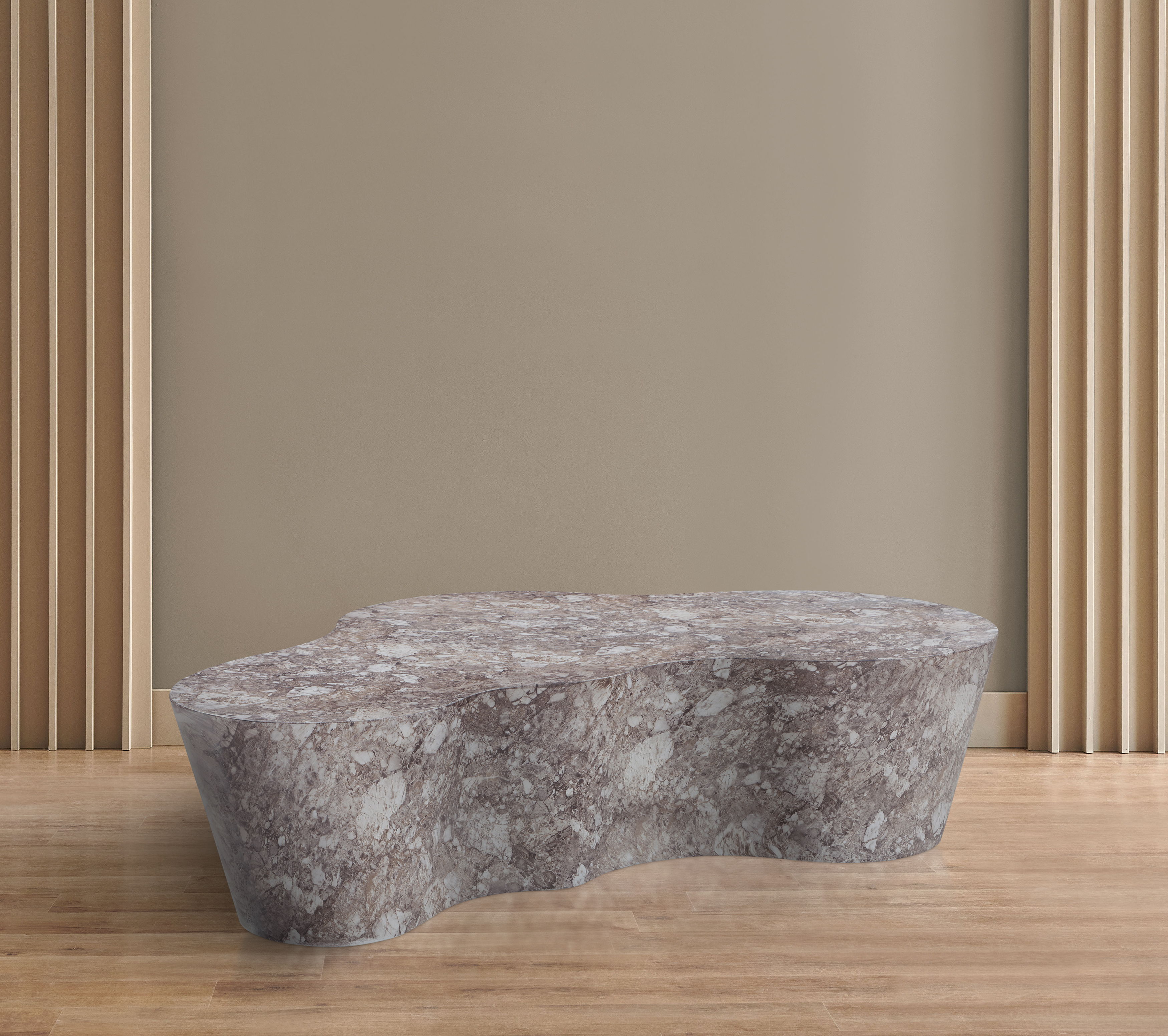 Monza - Concrete Coffee Table - Brown