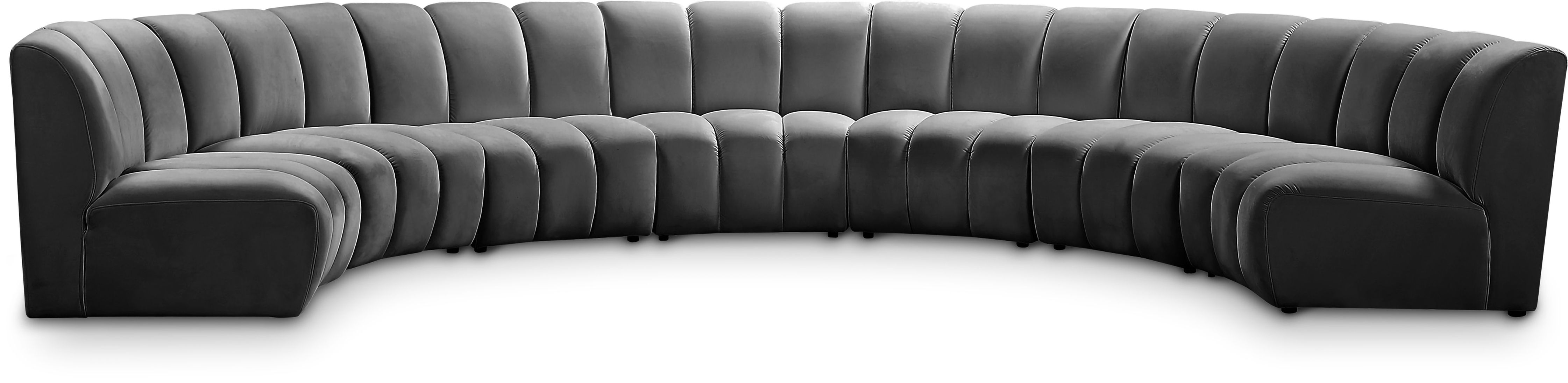 Infinity - 7 Piece Modular Sectional - Gray