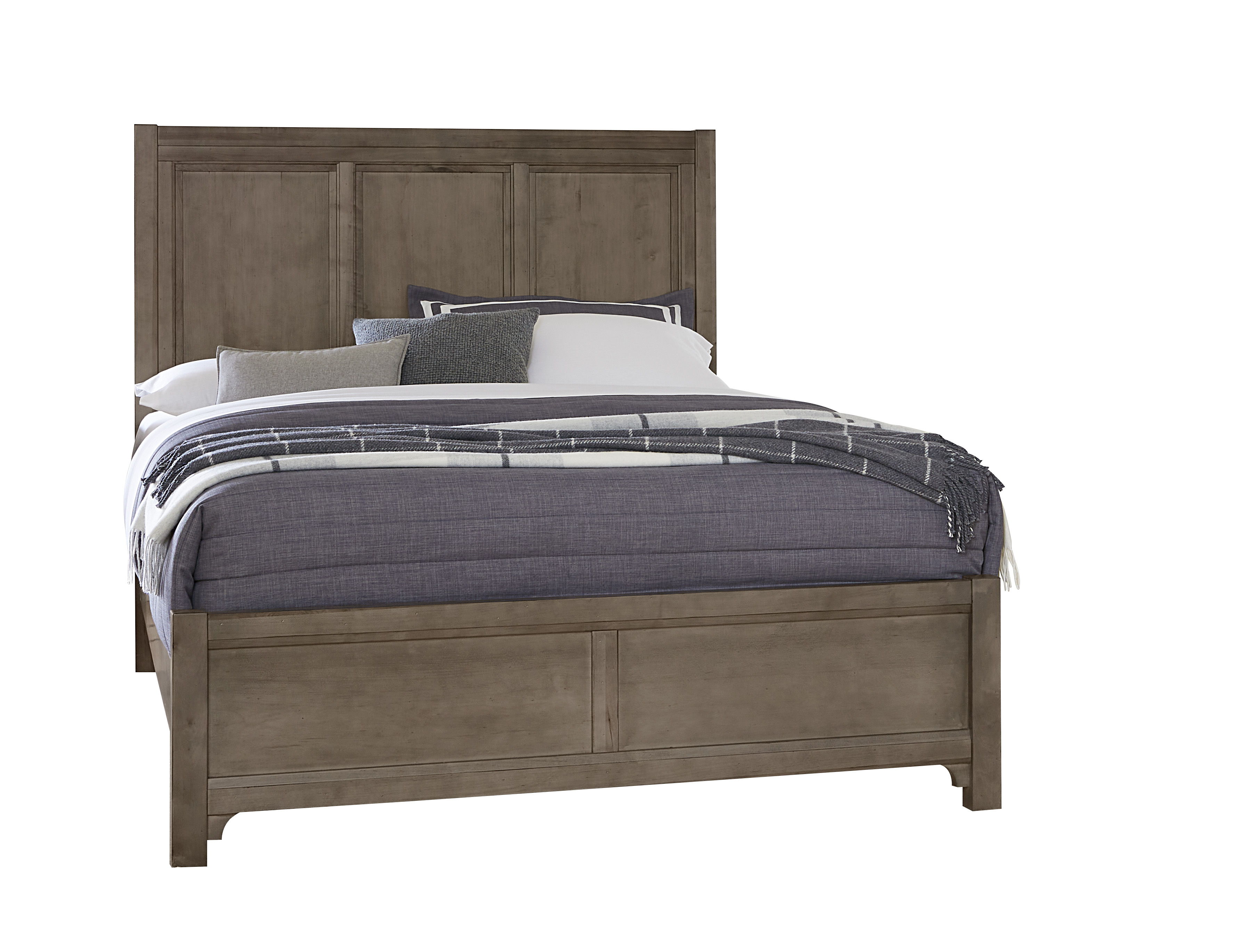 Cool Farmhouse - Queen Panel Bed - Grey