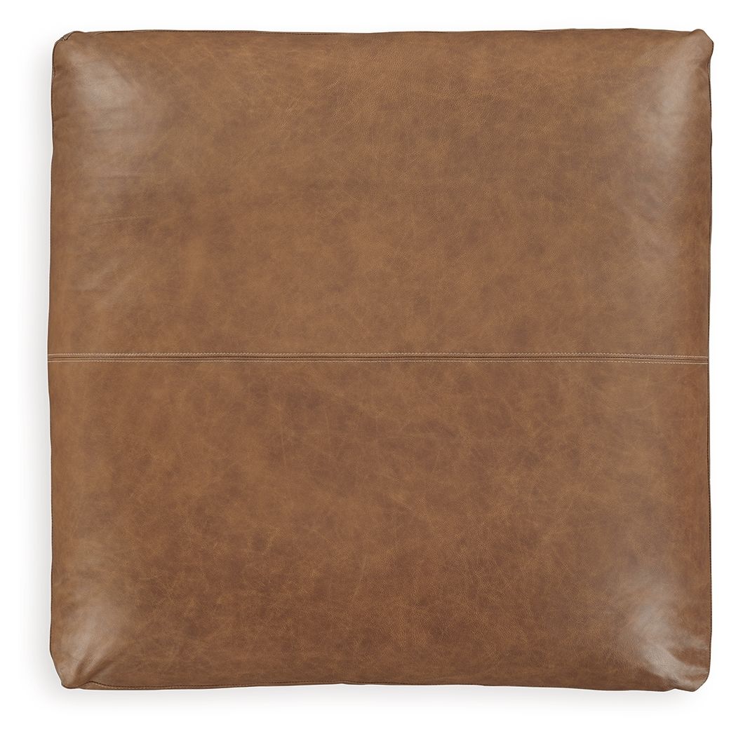Ashley Furniture Emilia - Oversized Accent Ottoman - Caramel - Image 4