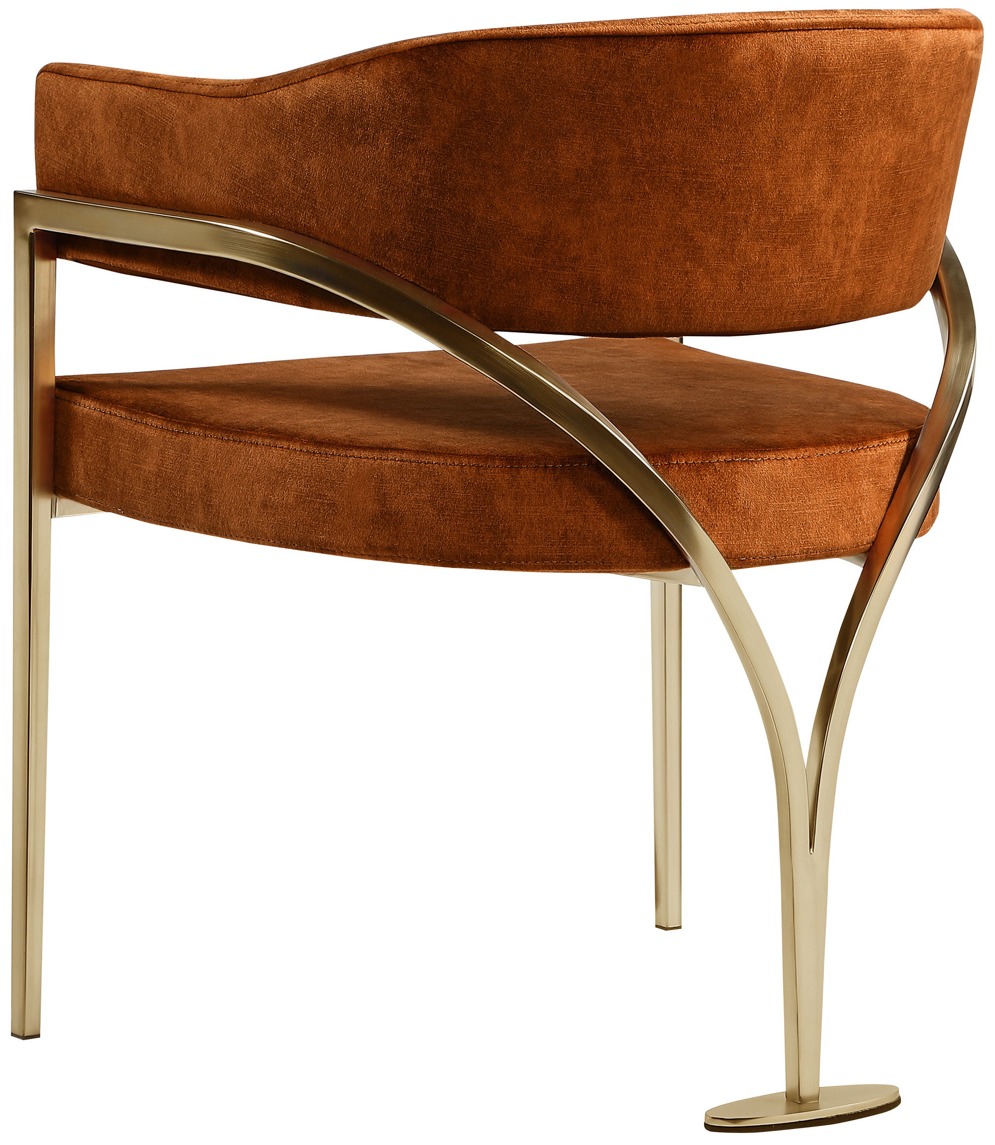 Madelyn - Fabric Dining Chair (Set of 2) - Cognac
