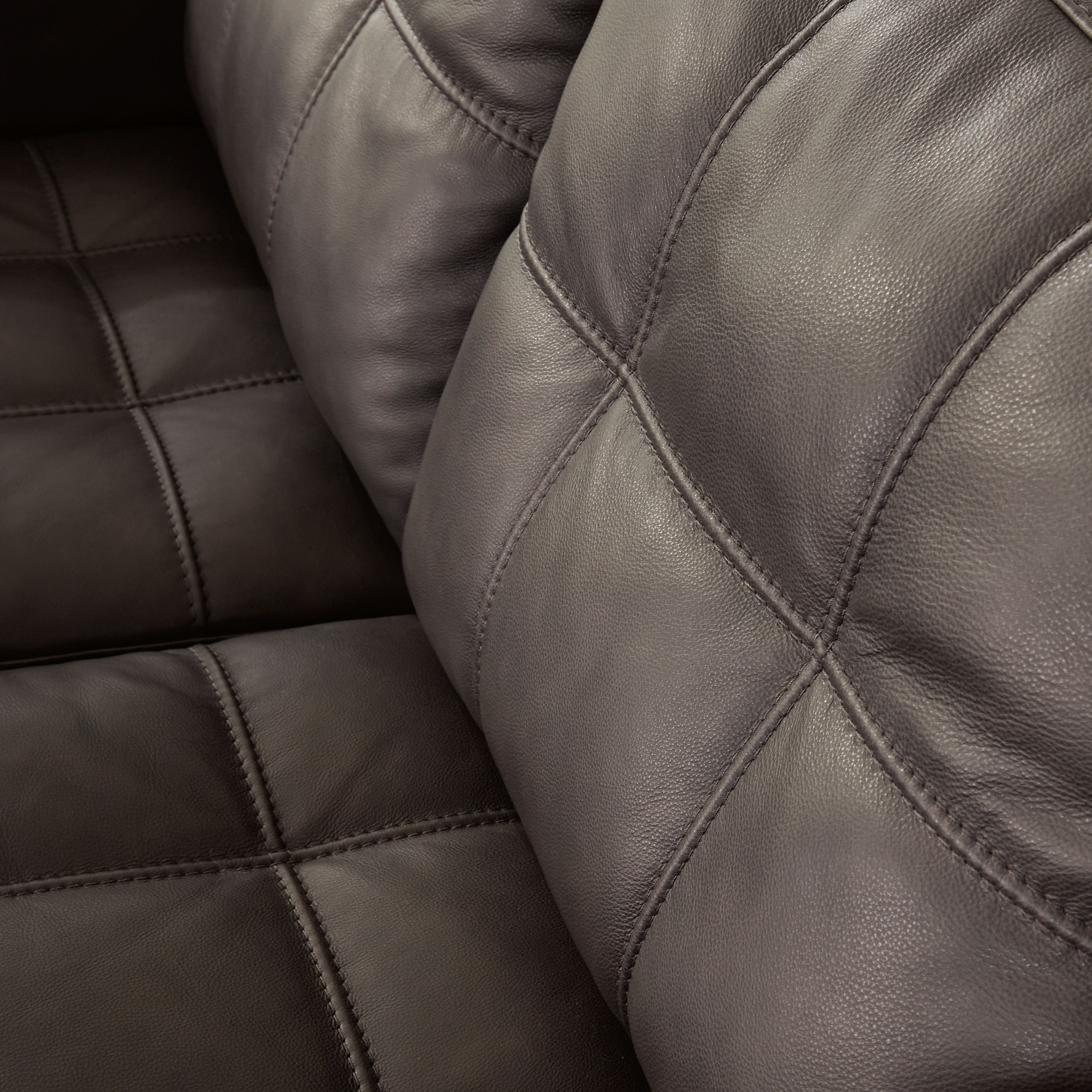 Ashley Furniture Luigi - Loveseat - Thunder - Image 6