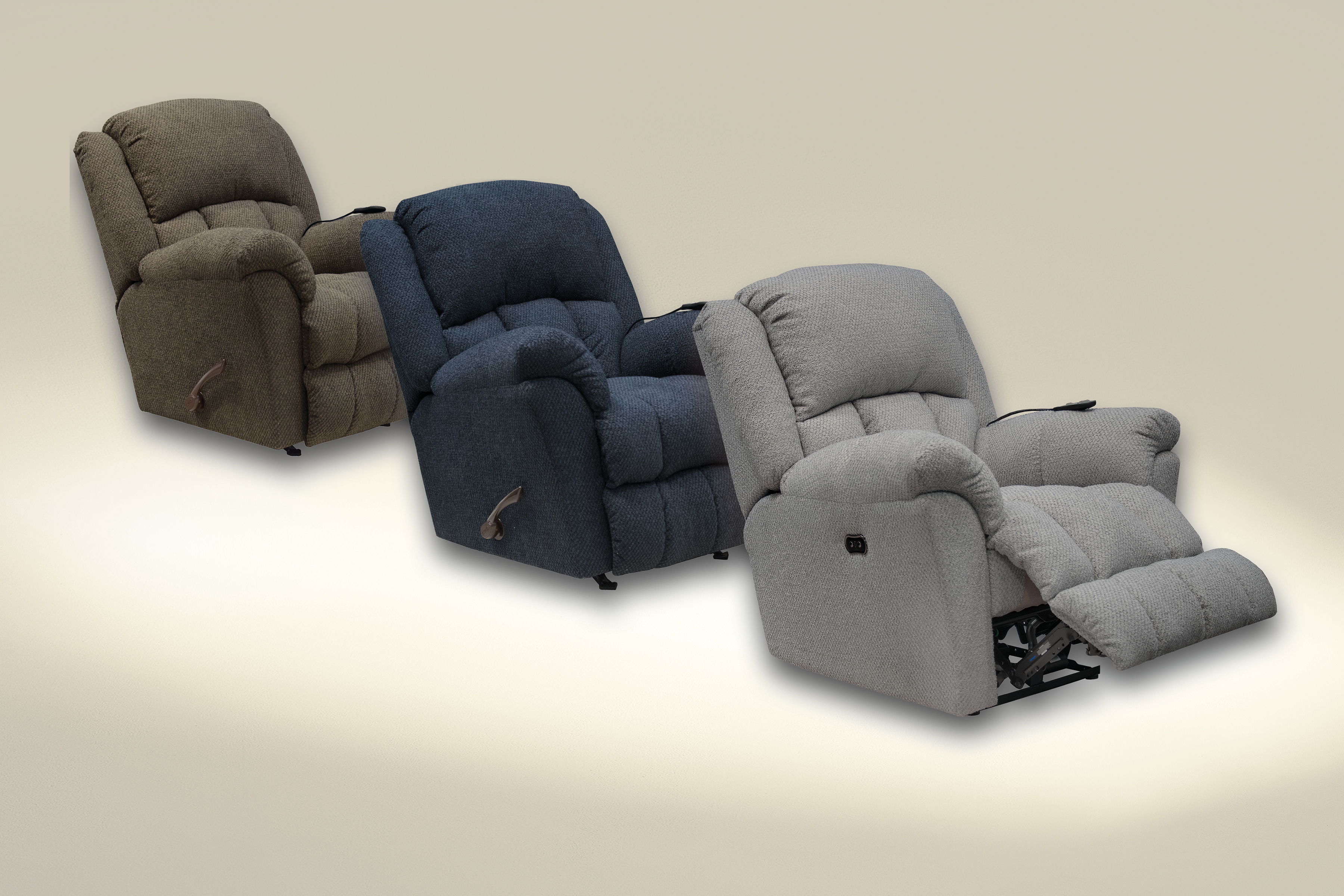 Blarney - Power Wall Hugger Recliner With Heat & Massage - Chocolate
