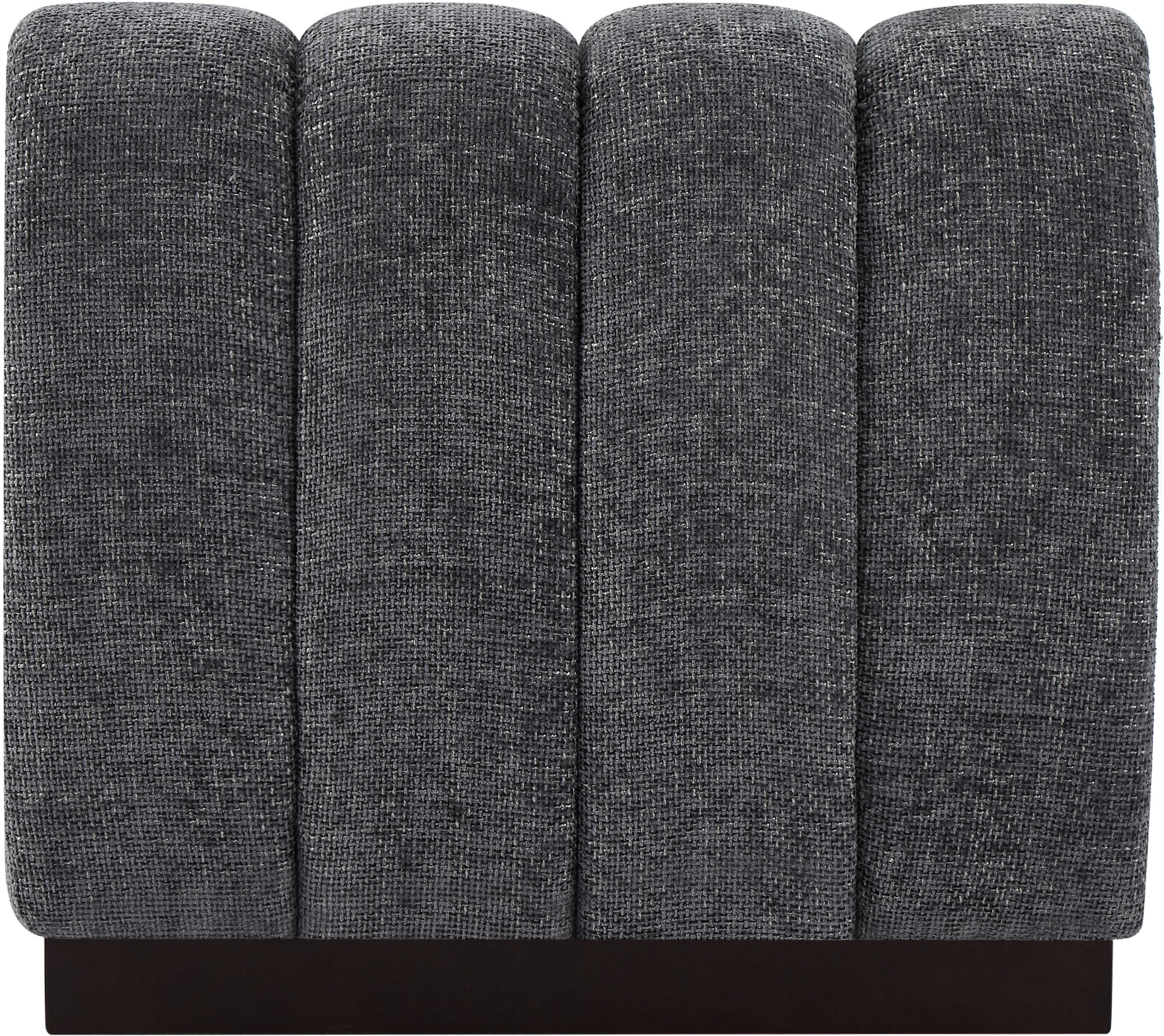 Quinn - Armless Chair - Gray
