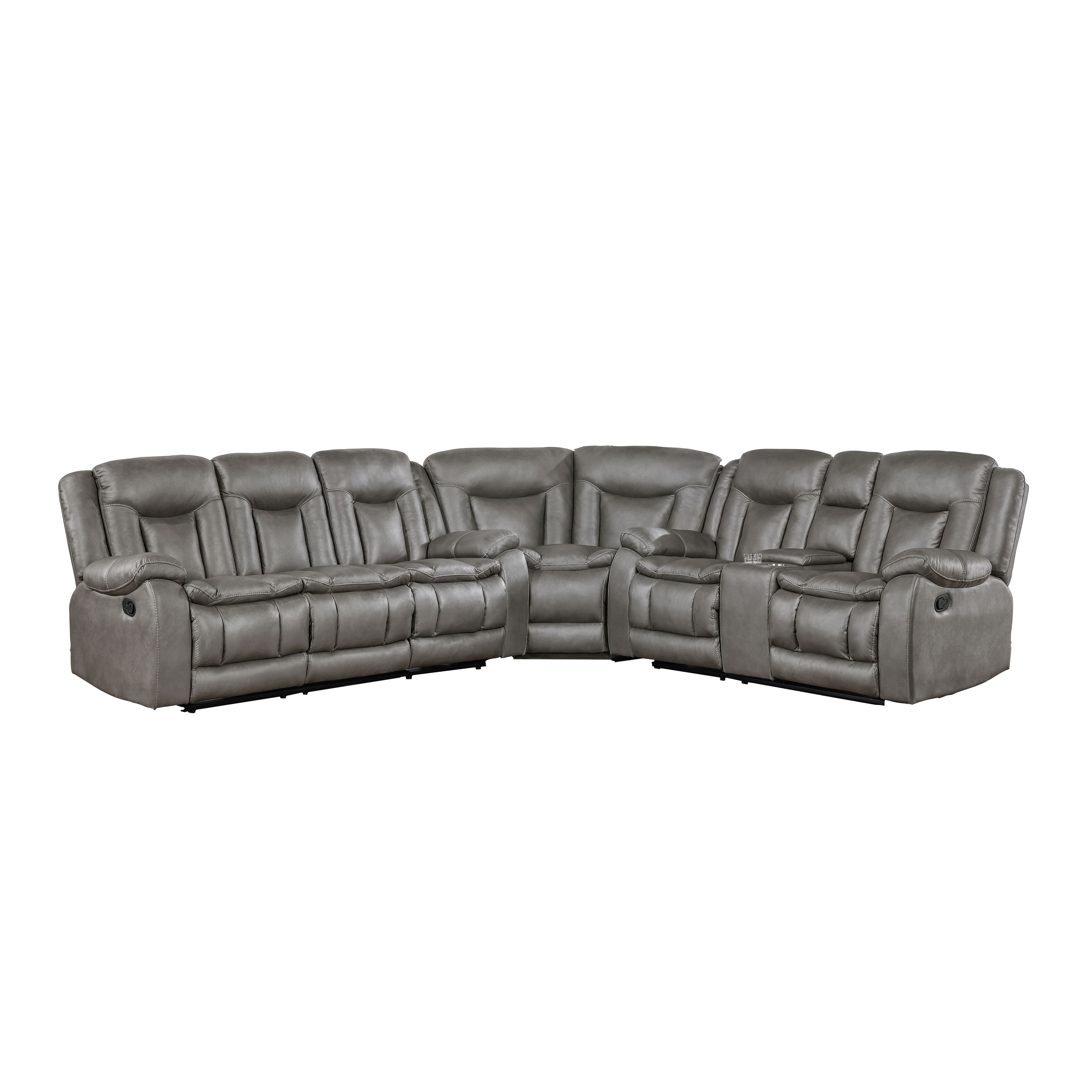 3 Pc · Manual Sofa/Loveseat/Wedge