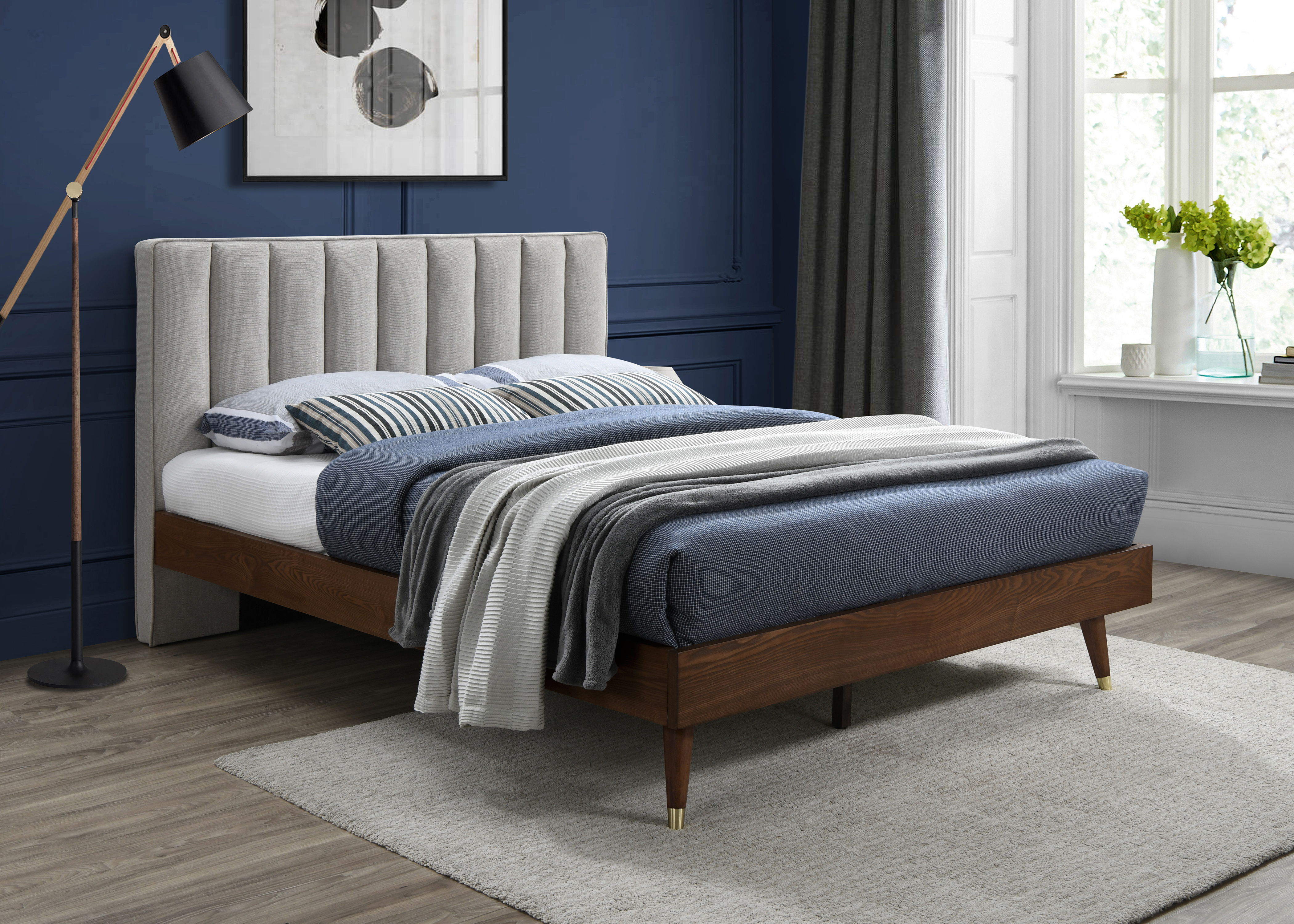 Vance - Queen Bed - Beige