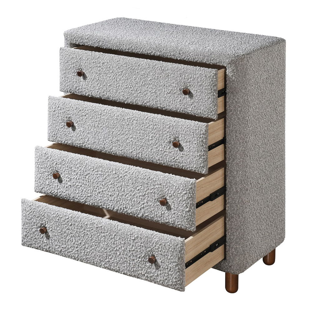 Cleo - Chest - Gray Boucle, gray, view 3