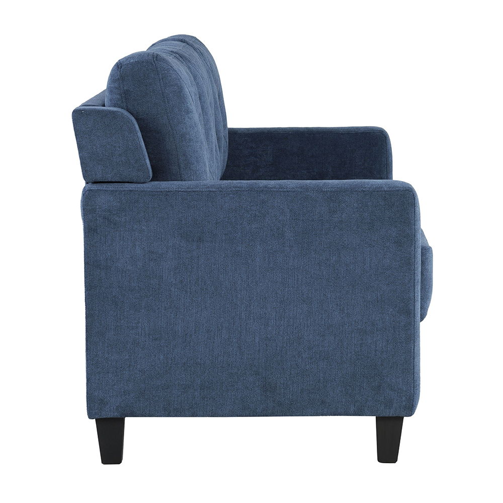 Horatio - Sofa - Navy Chenille, blue, view 2