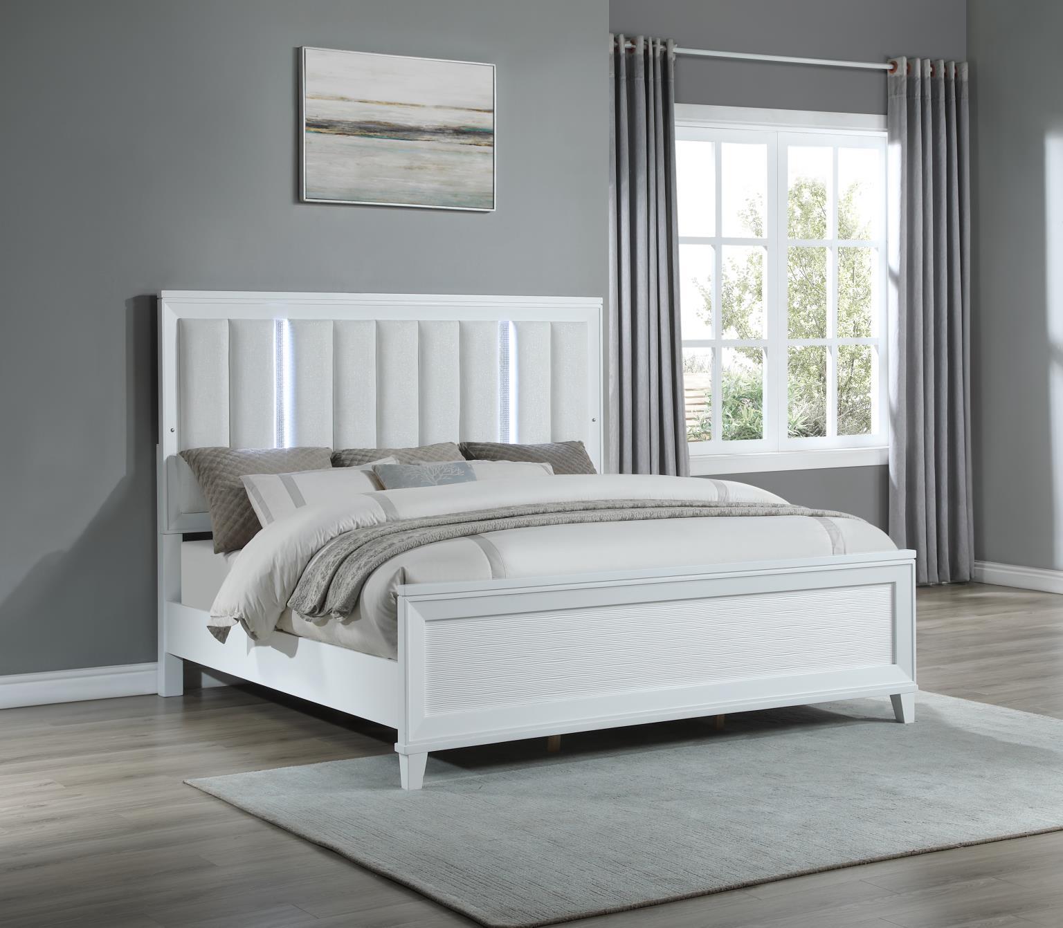 LED Queen Bed