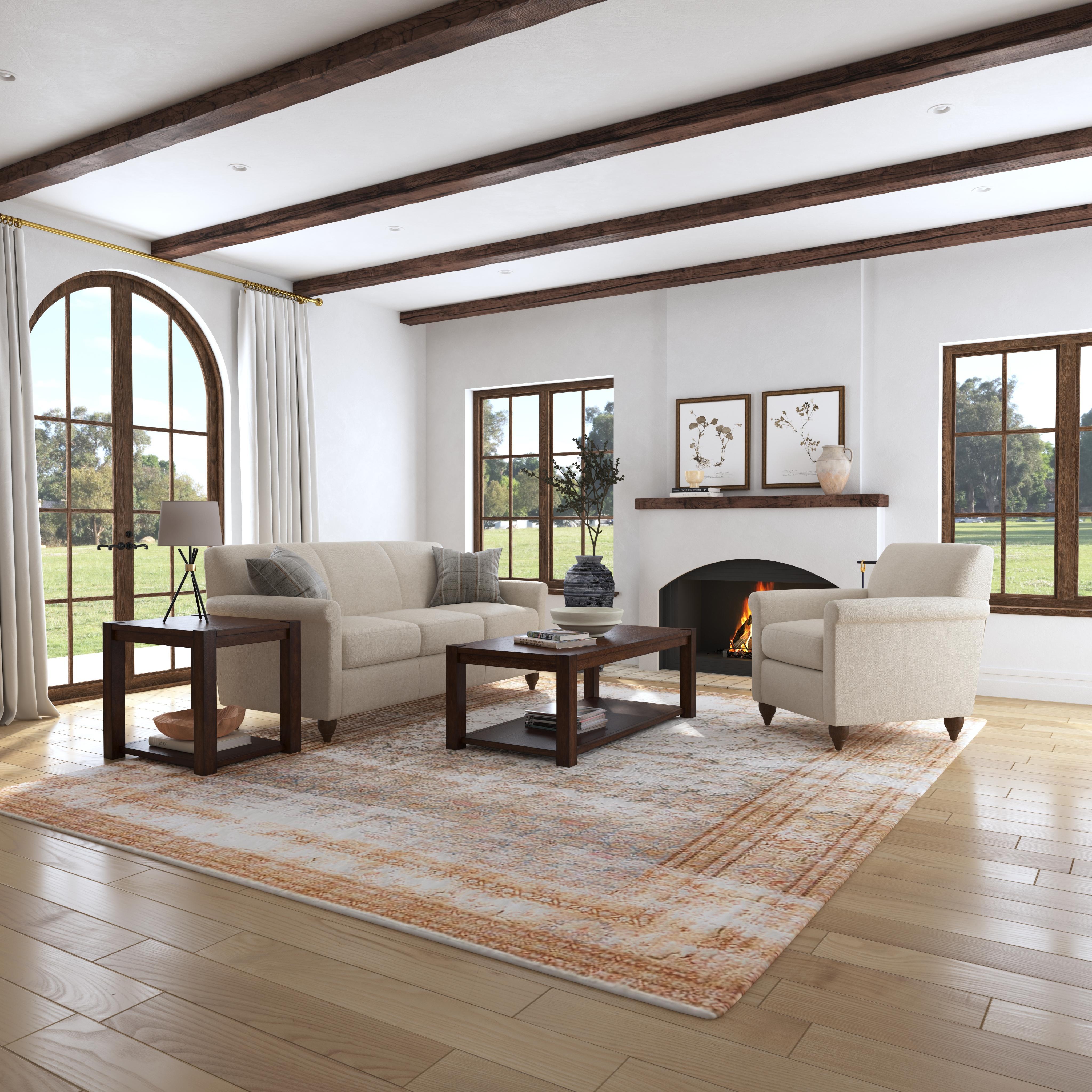 Stella - Fabric Sofa, light gray