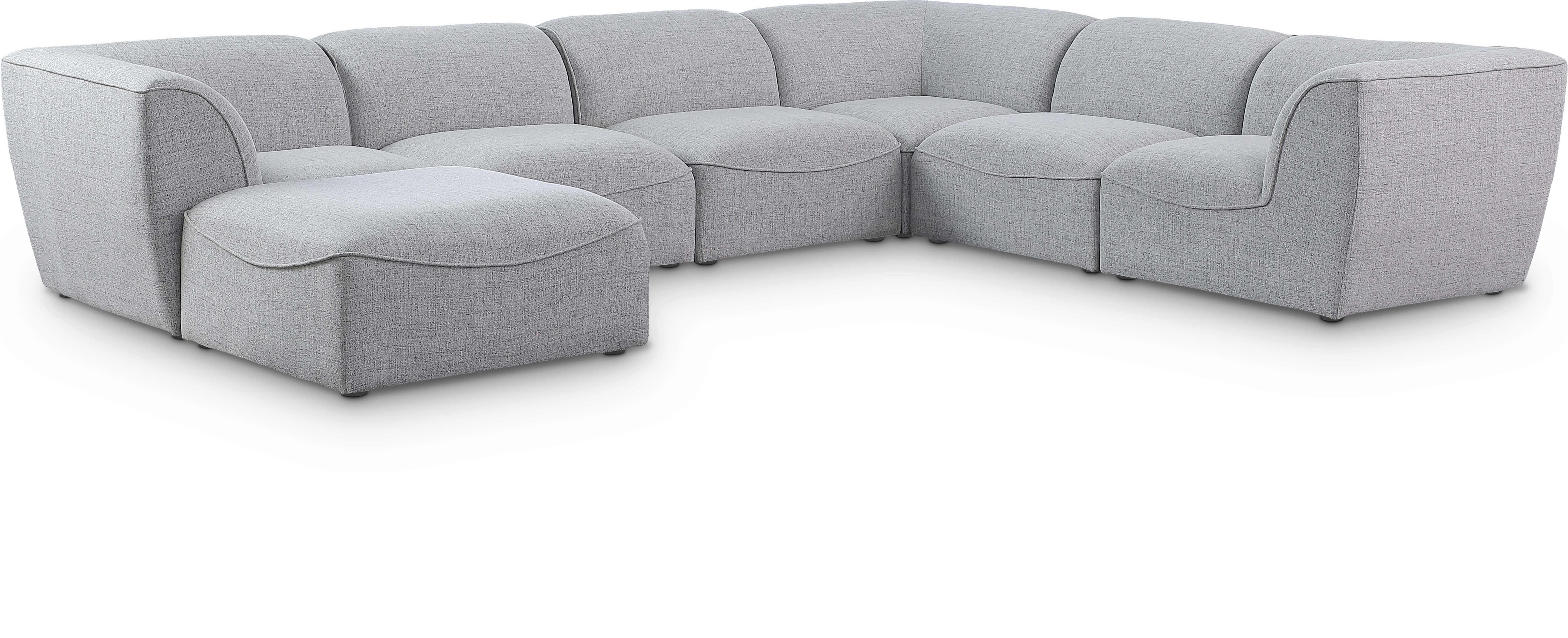 Miramar - 7 Piece Modular Sectional - Gray