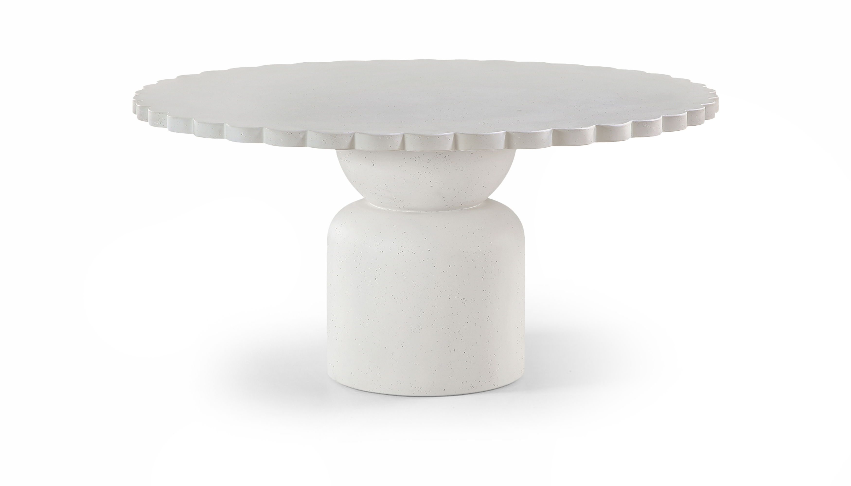 Petalia - 60'' Indoor/Outdoor Dining Table - Cream