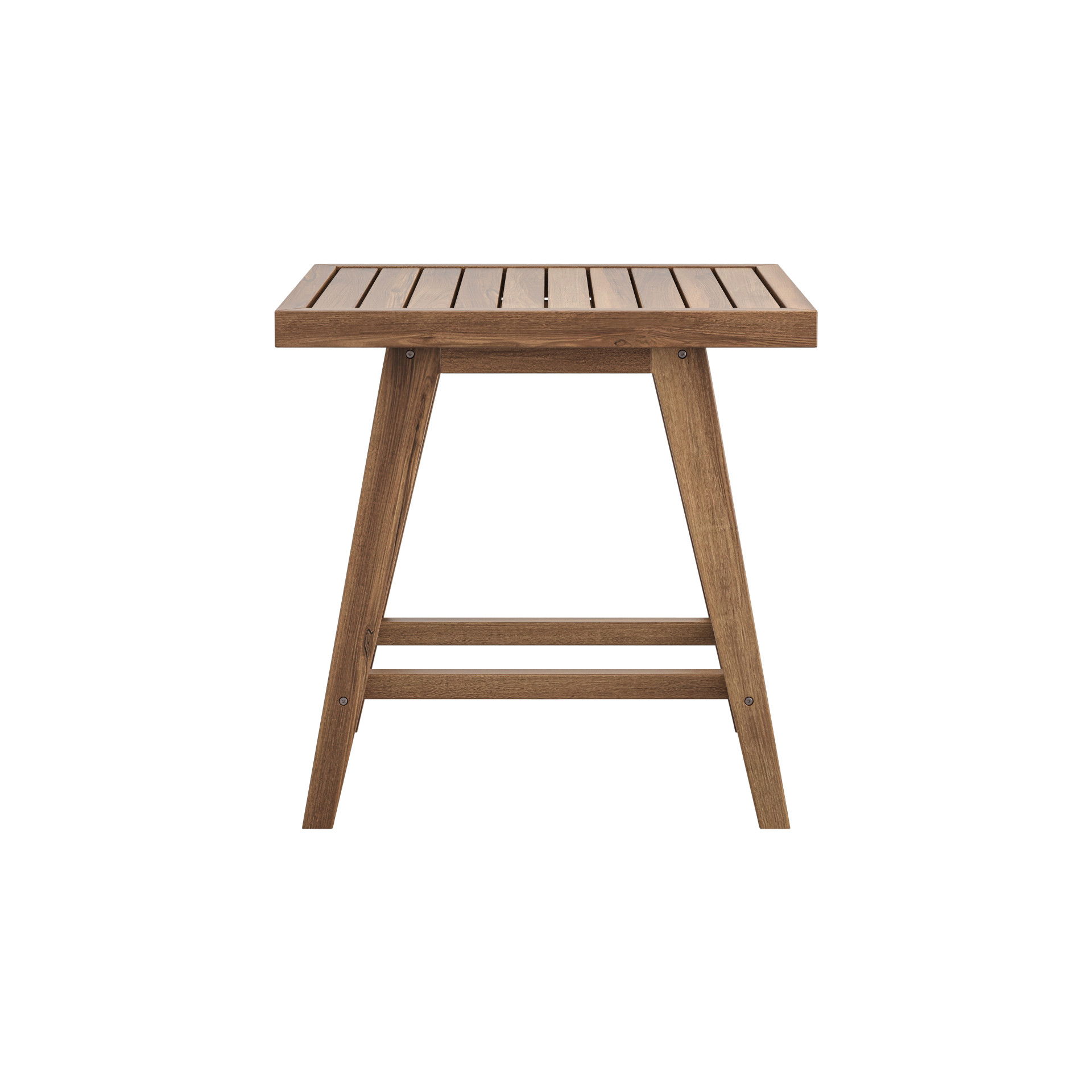 Ashton - Patio End Table - Light Brown