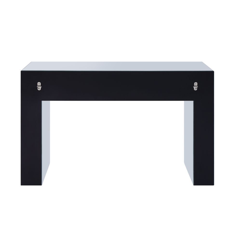 Noralie - Vanity Desk - Faux Diamonds & Mirrored, silver, view 3