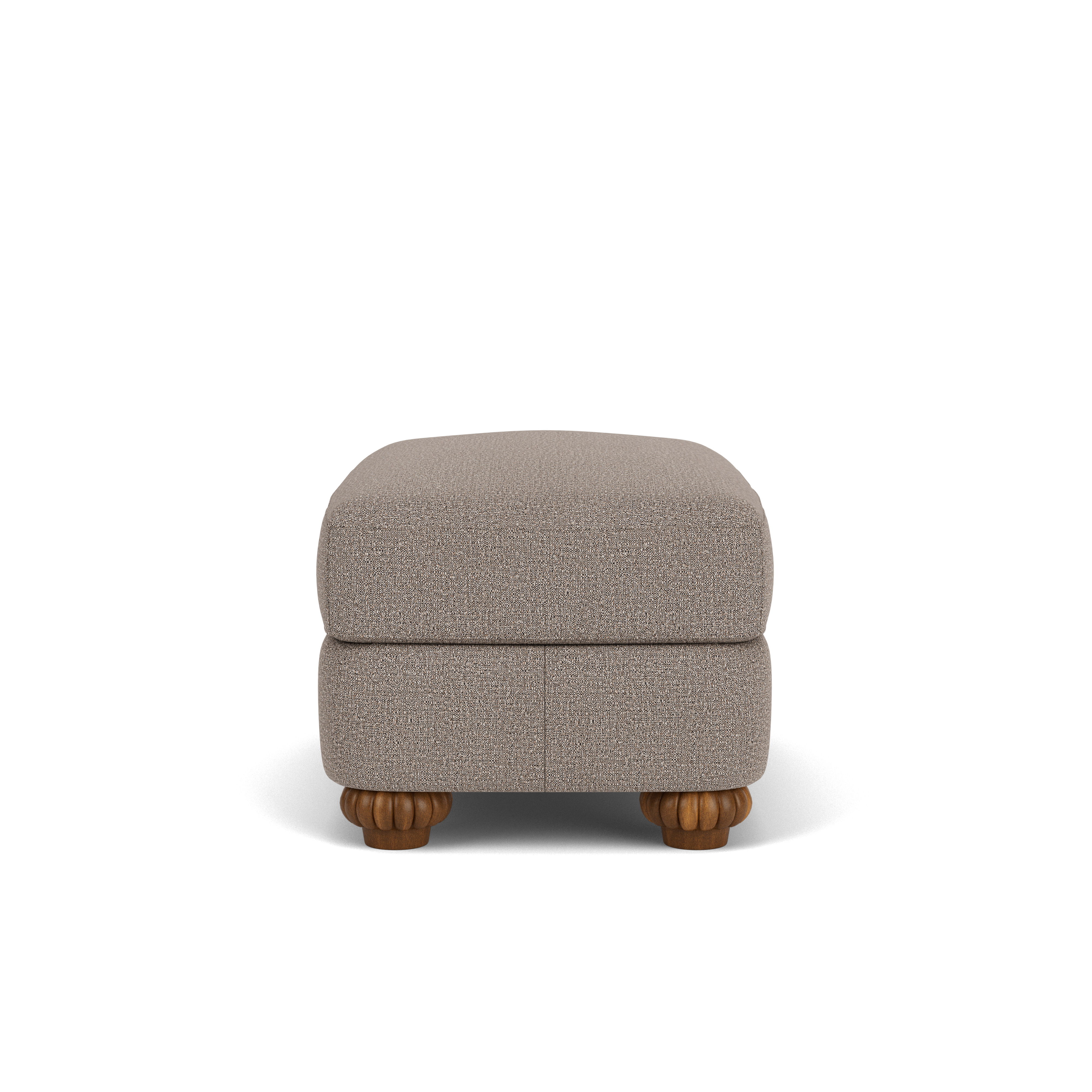 Patterson - Fabric Ottoman, light gray, view 8